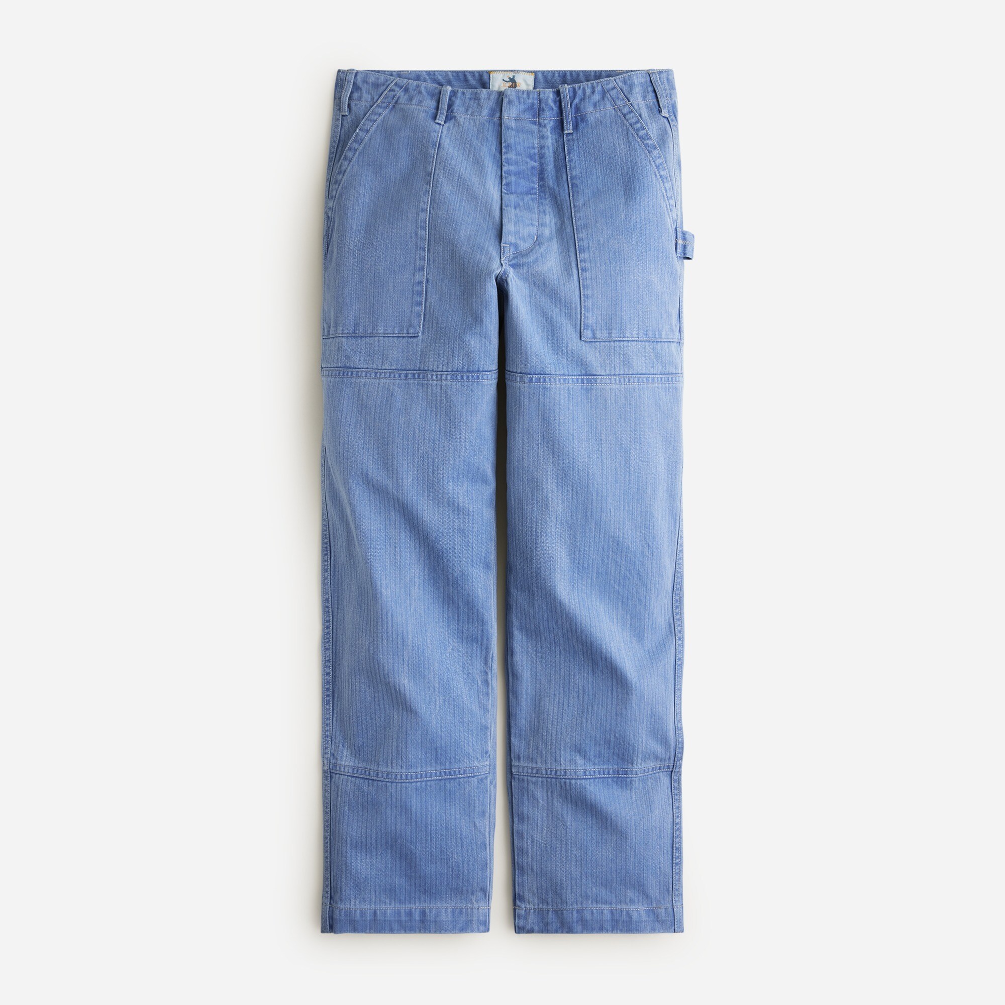 Limited-edition Union LA X J.Crew cotton herringbone painter pant