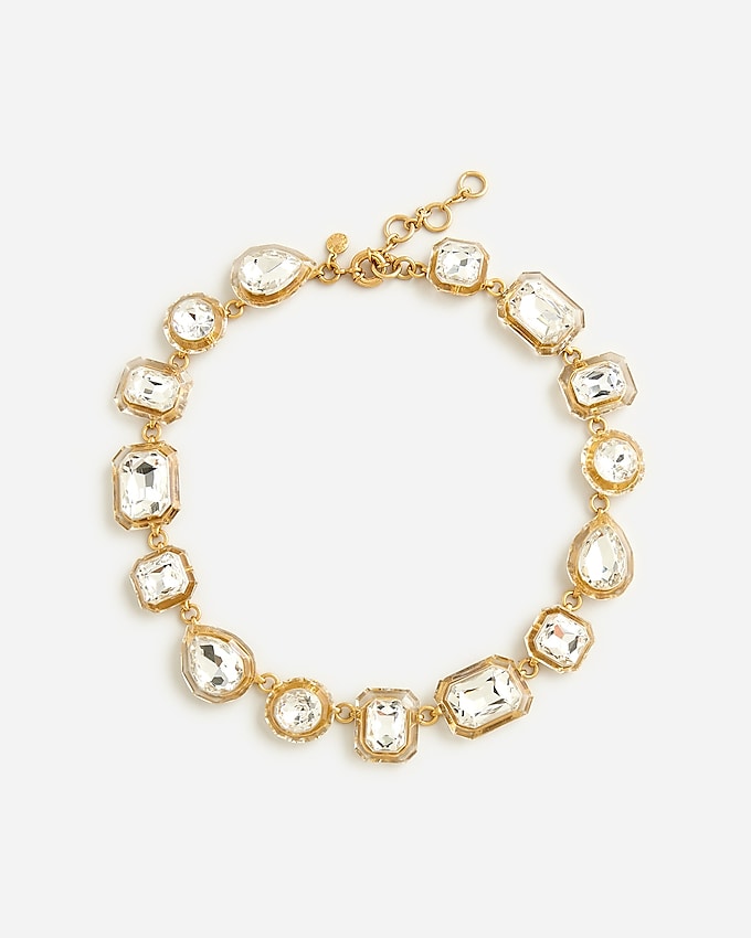 J.CREW Faceted crystal necklace