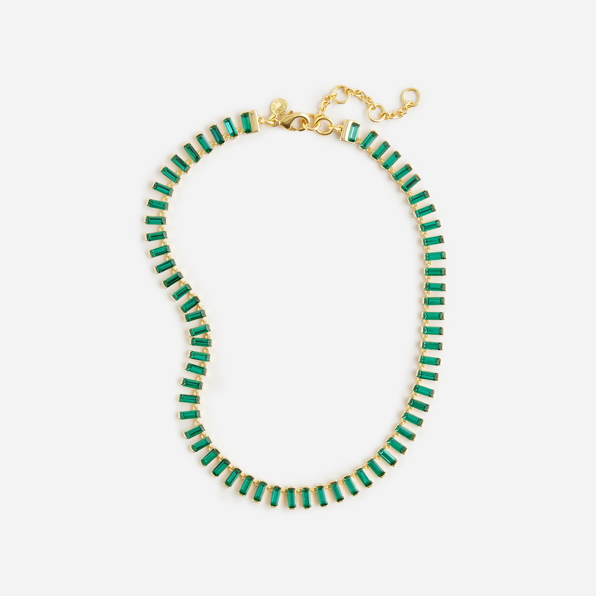 Crystal baguette necklace