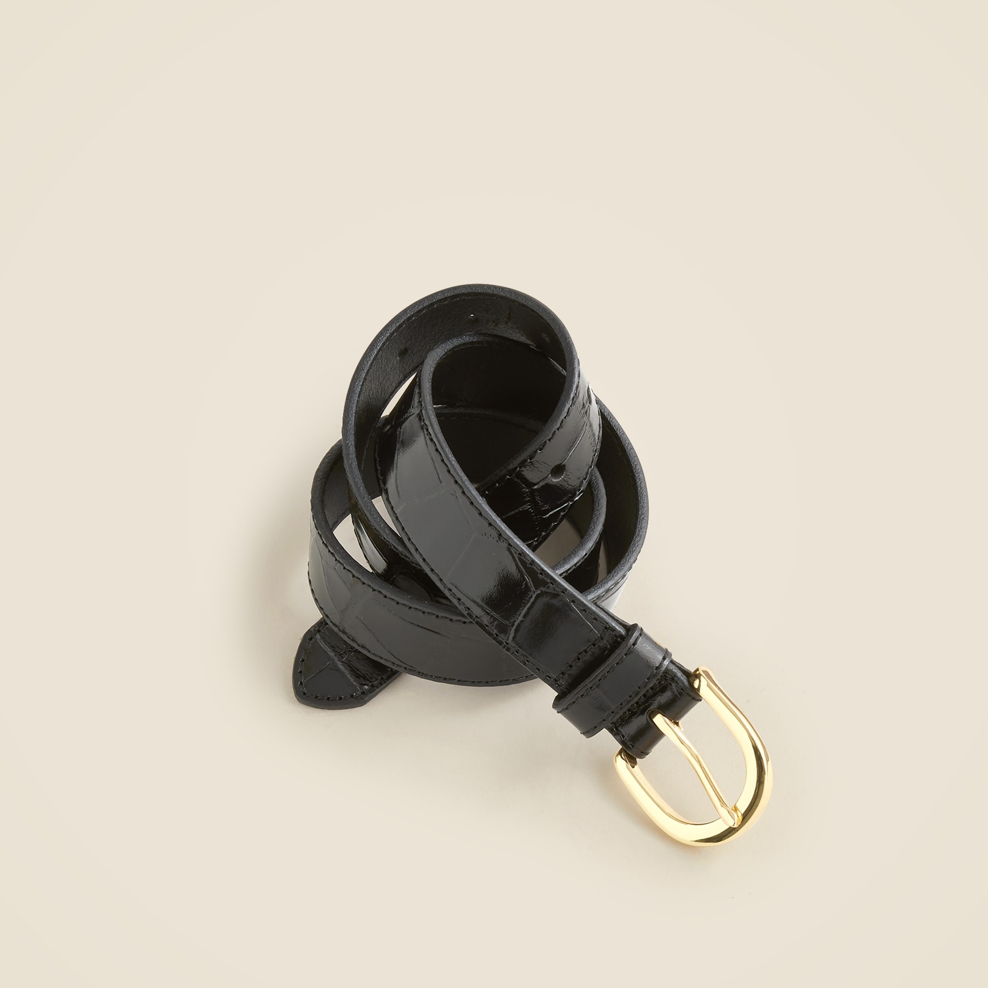 J.Crew: Classic Belt In Italian Leather For Women