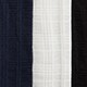 Sheer buffalo plaid ankle socks three-pack BLACK NAVY IVORY 