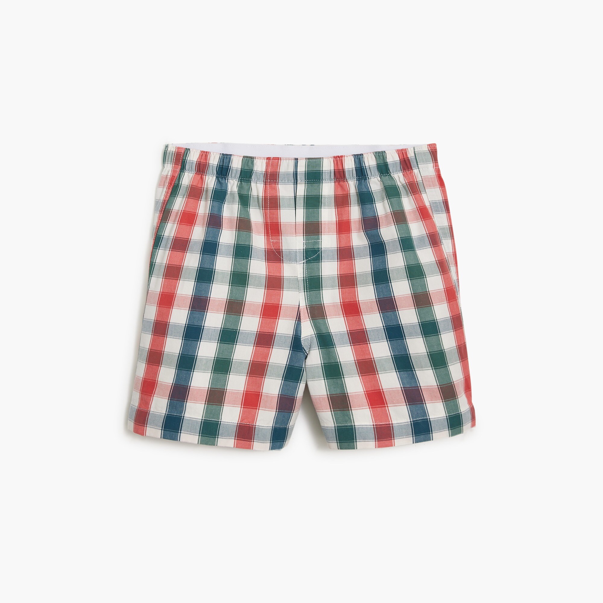 Boys' plaid boxers