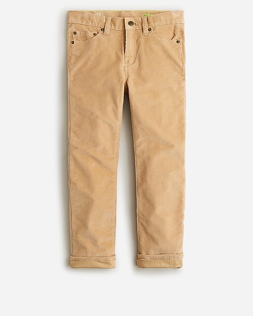  Boys' lined stretch corduroy  pant