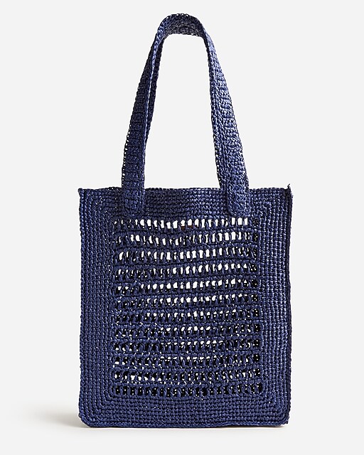  Open-weave tote bag
