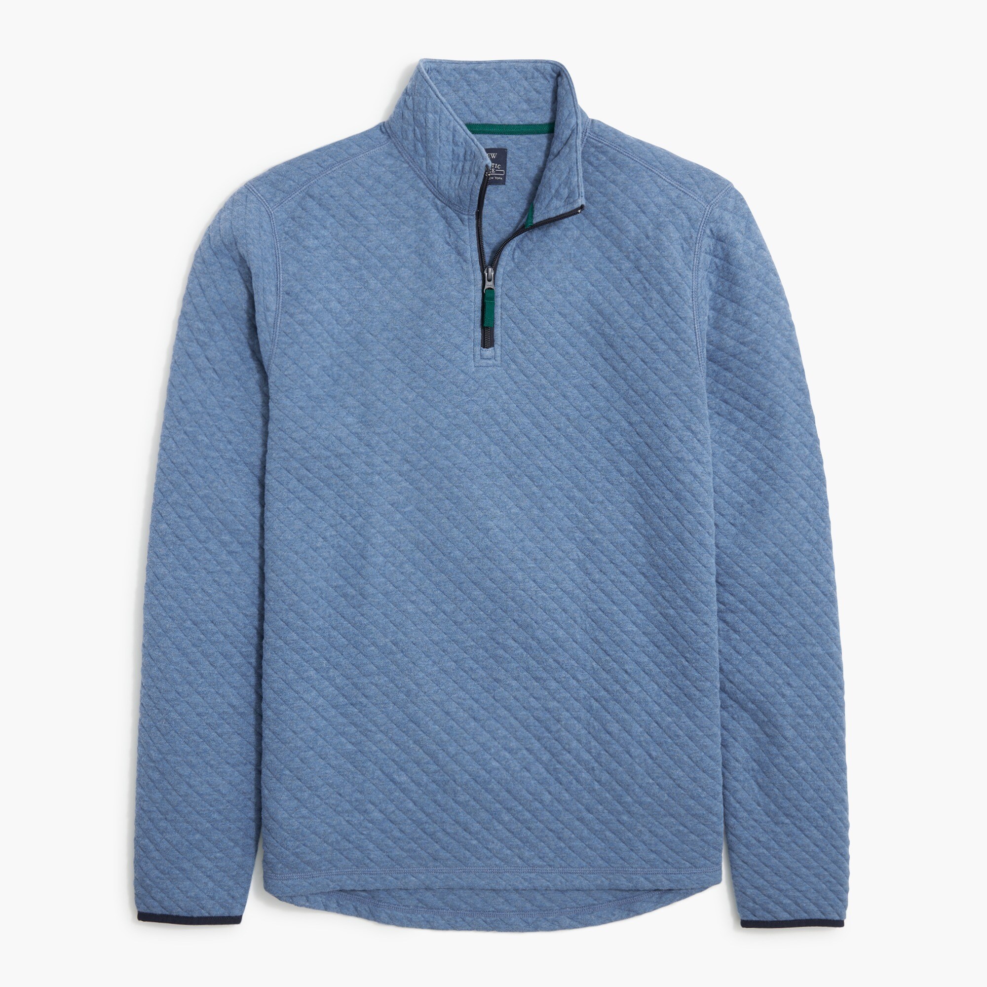 Quilted half-zip