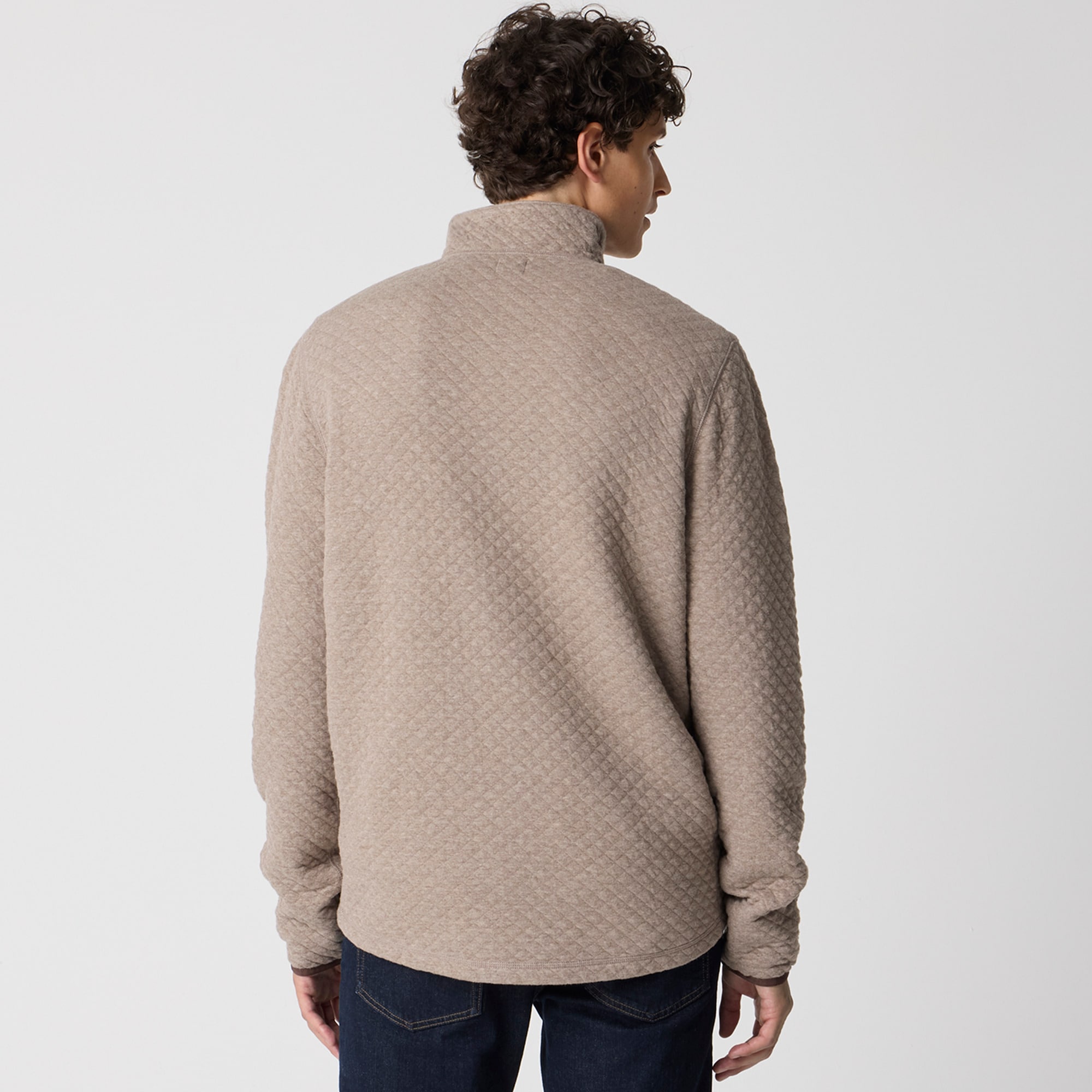 Quilted Quarter-zip For Men | Factory