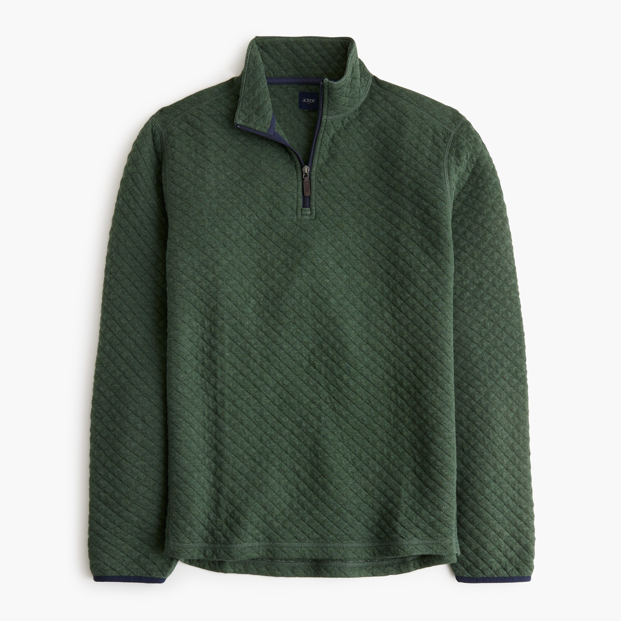Quilted half-zip