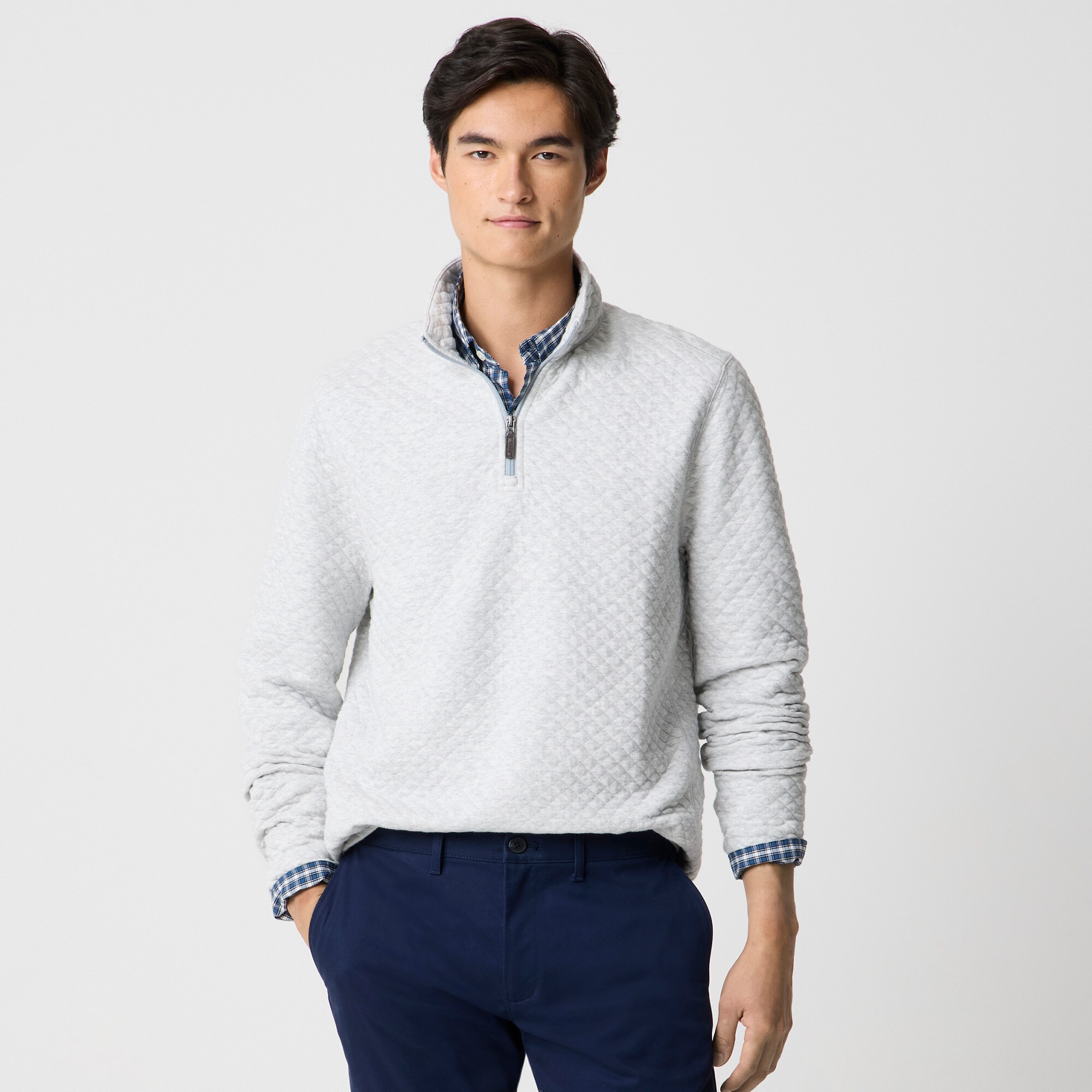 mens Quilted quarter-zip