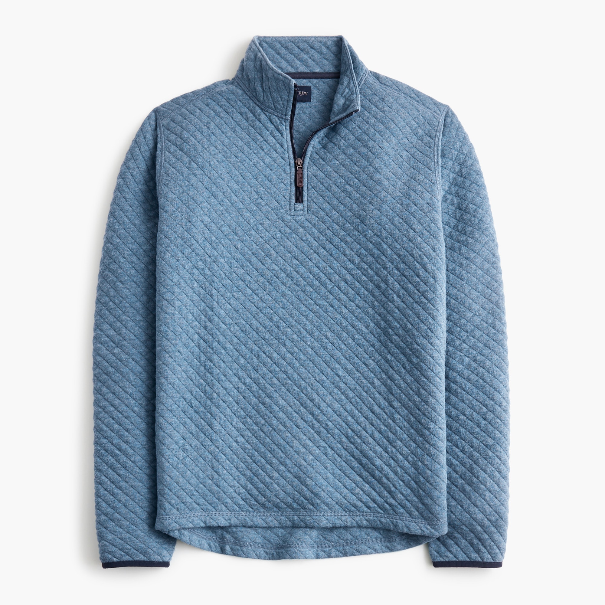 Marled Fleece Half-snap For Men | Factory