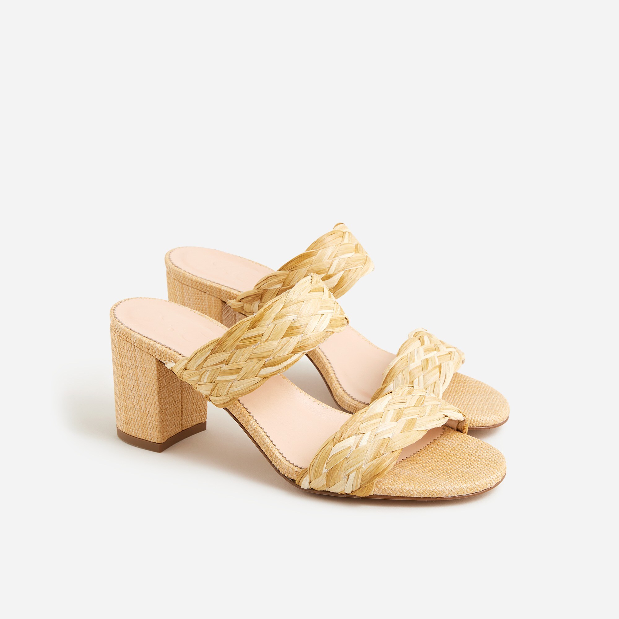  Lucie woven braided-strap sandals