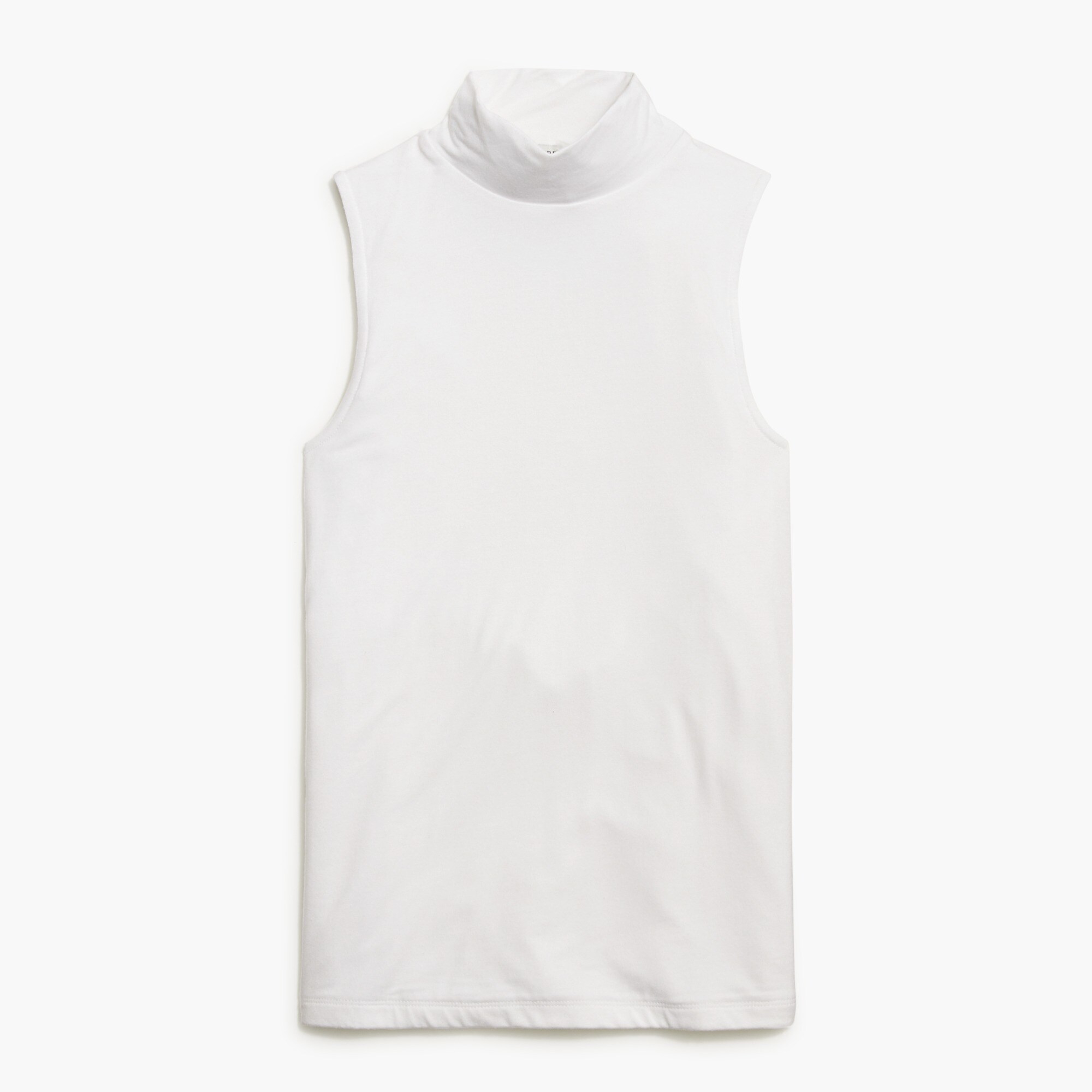 sleeveless mockneck for women