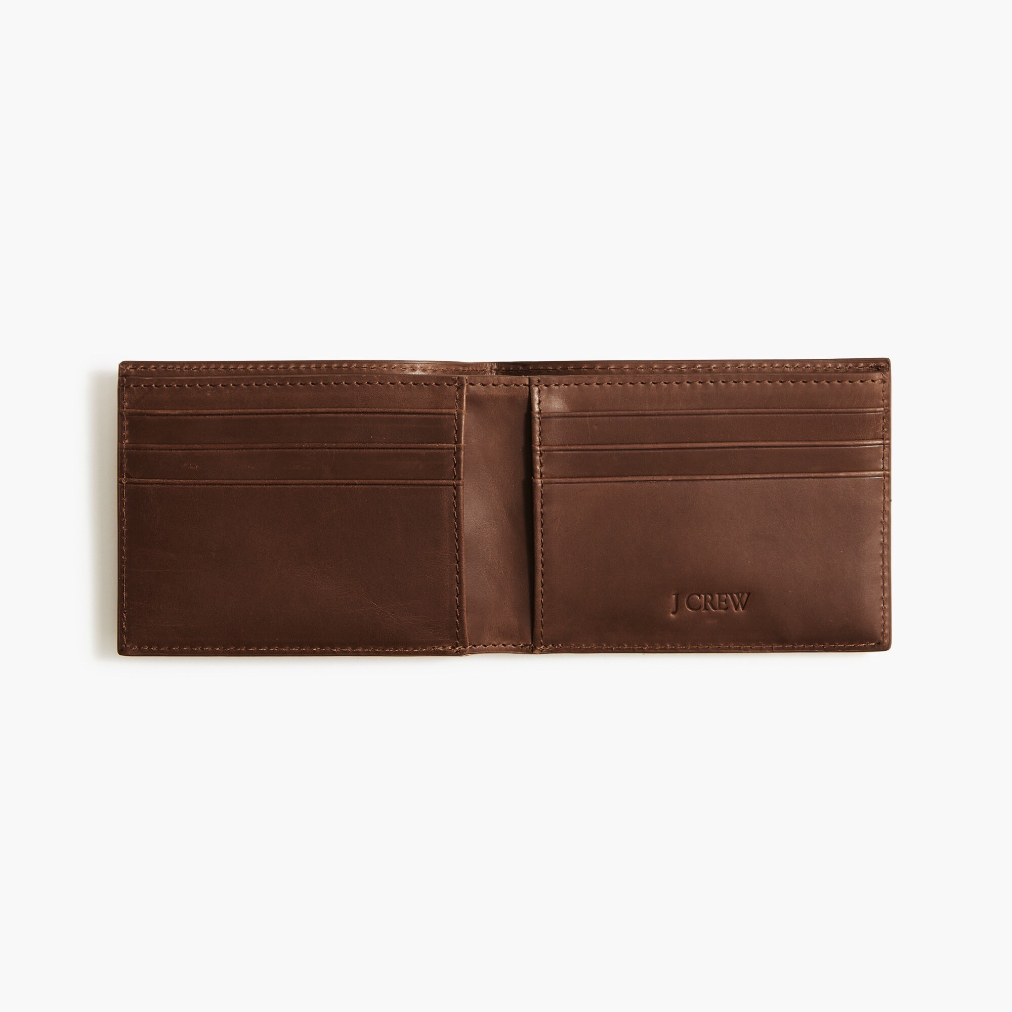 Leather billfold wallet