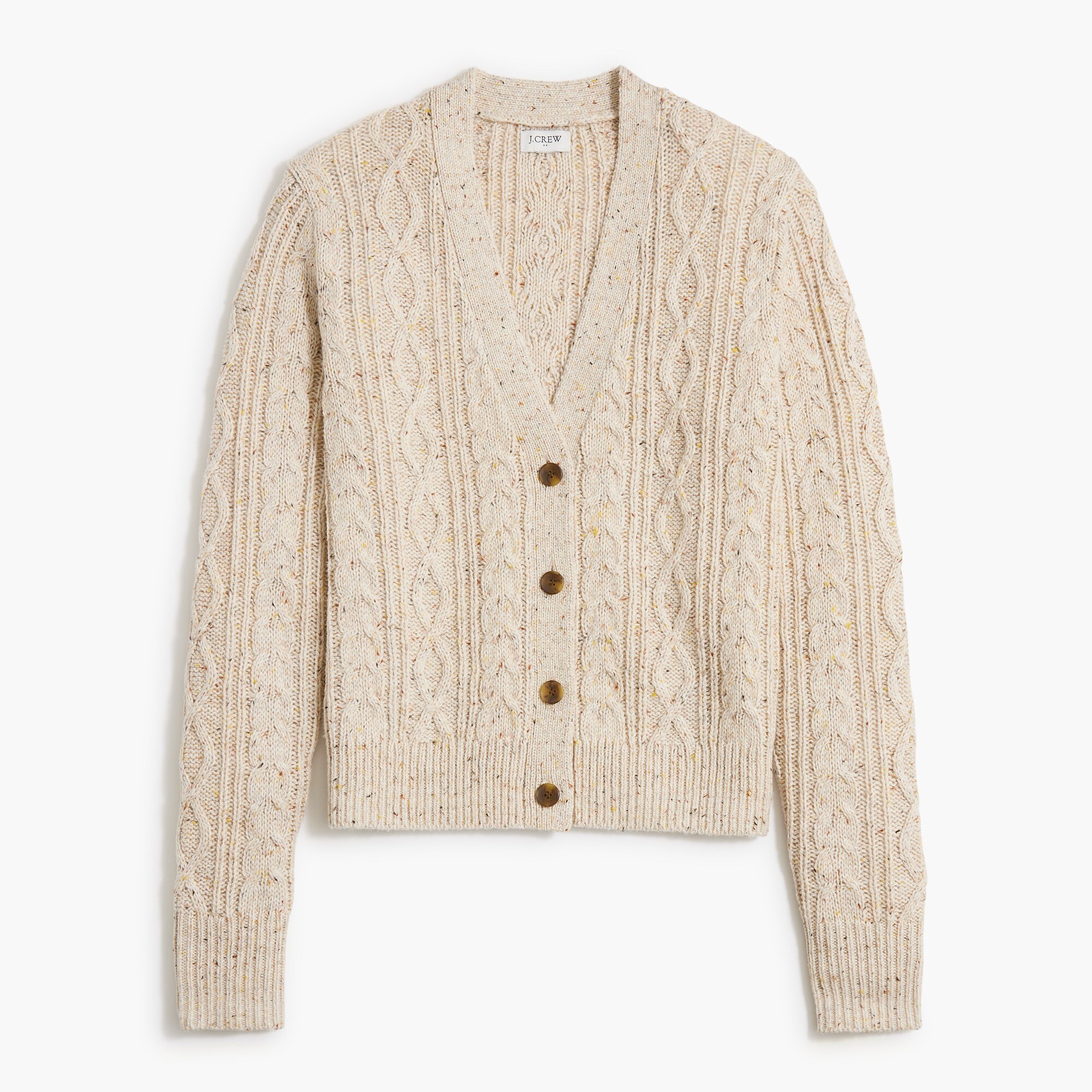 donegal cable cardigan sweater for women