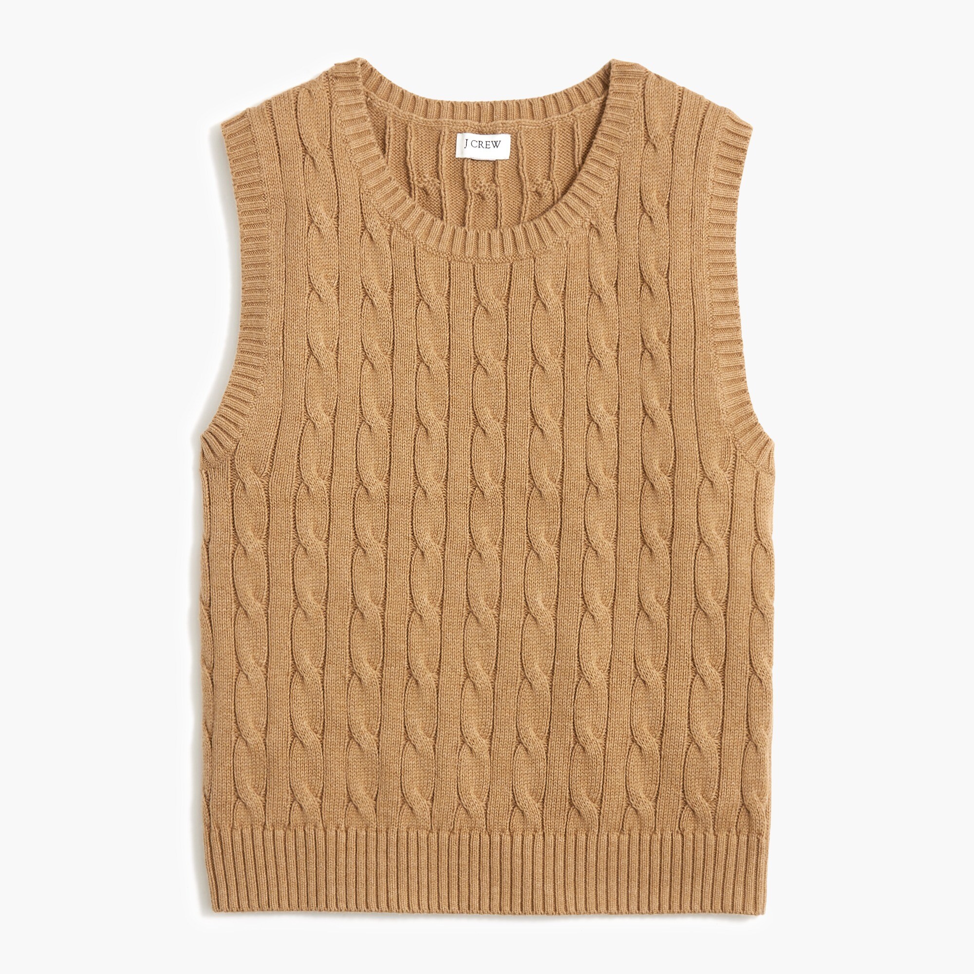  Cable-knit sweater-vest