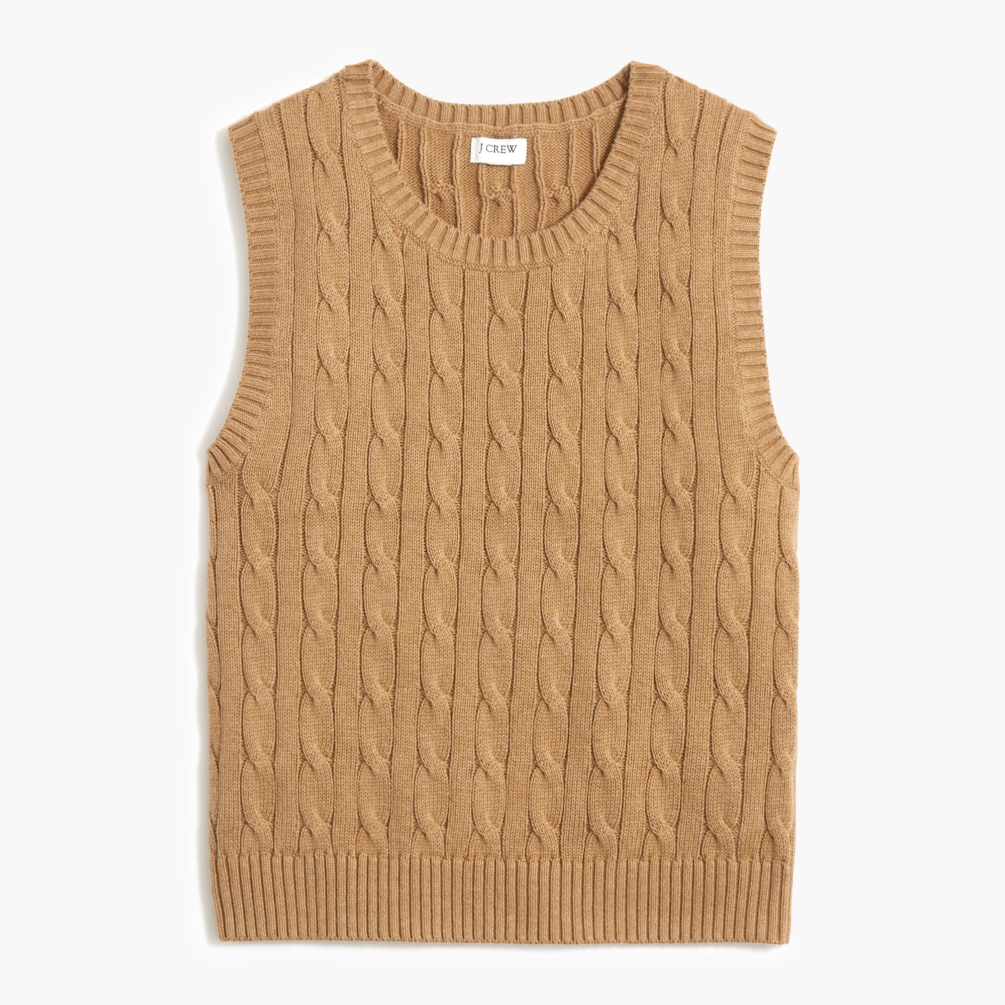 Cable-knit sweater-vest