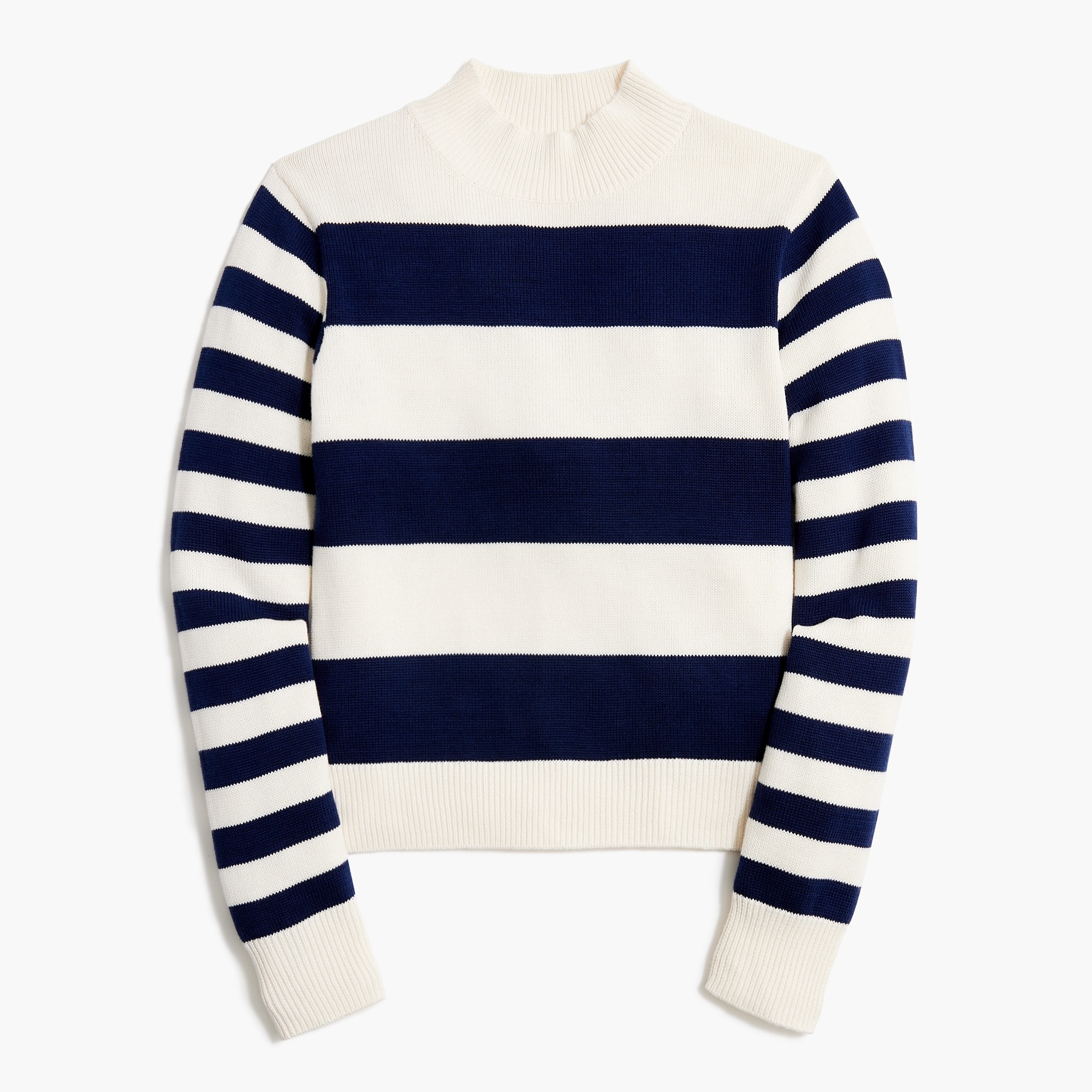 Factory: Striped Mockneck Sweater For Women