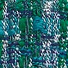 Tweed lady jacket GREEN BLUE MEDLEY TWEED factory: tweed lady jacket for women