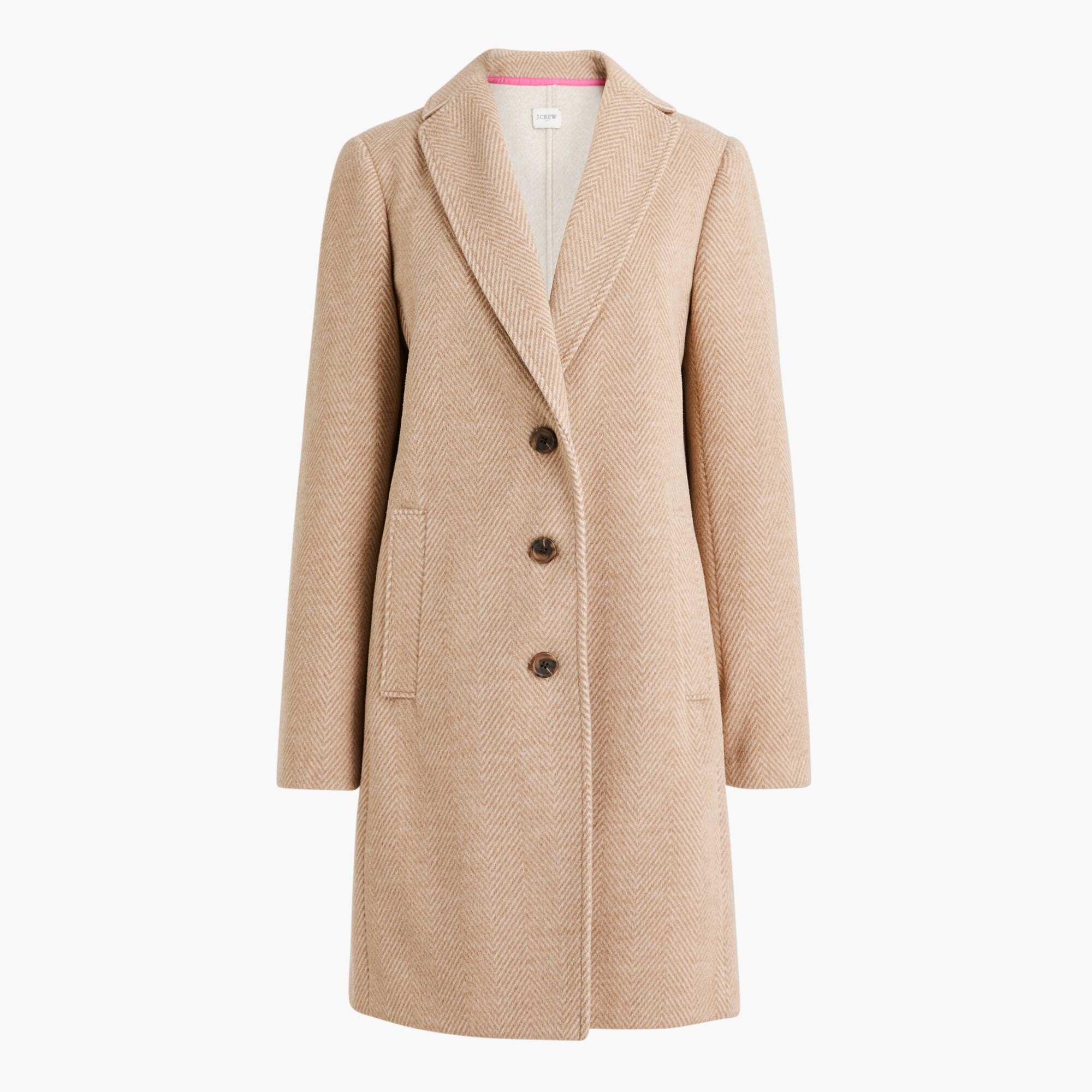 Herringbone topcoat