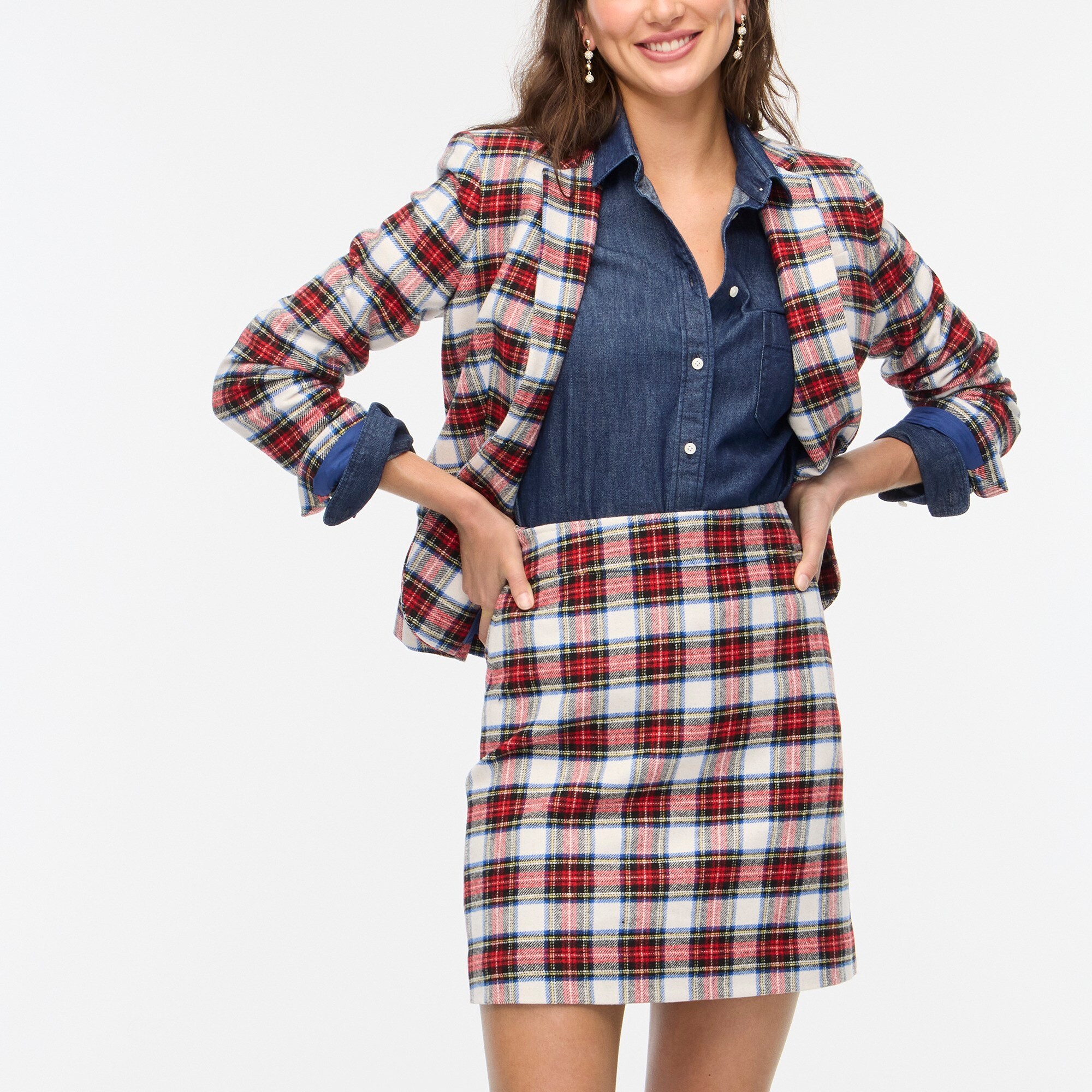 womens A-line mini skirt