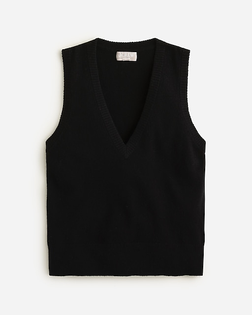 womens Cashmere V-neck sweater-vest