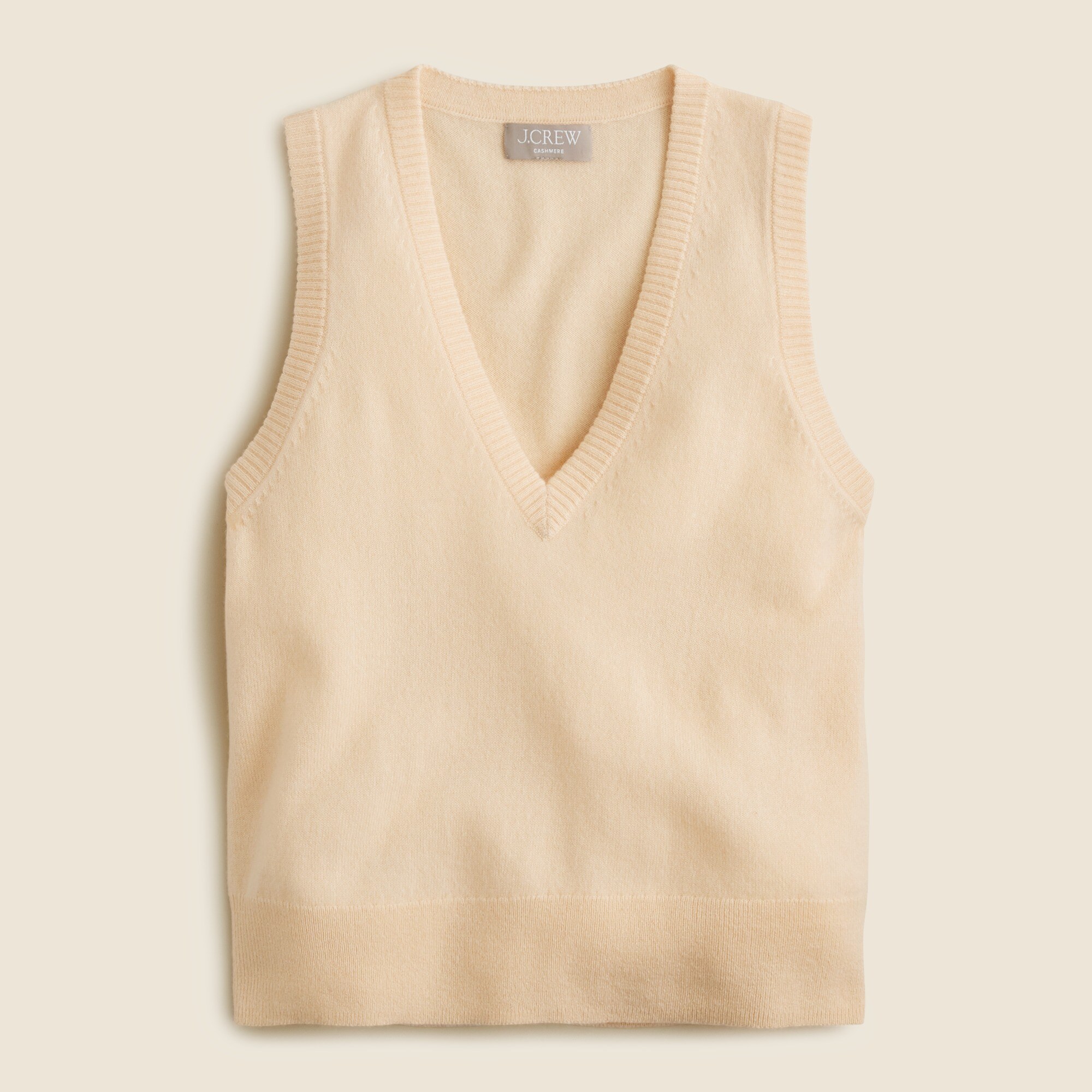 Cashmere V-neck sweater-vest