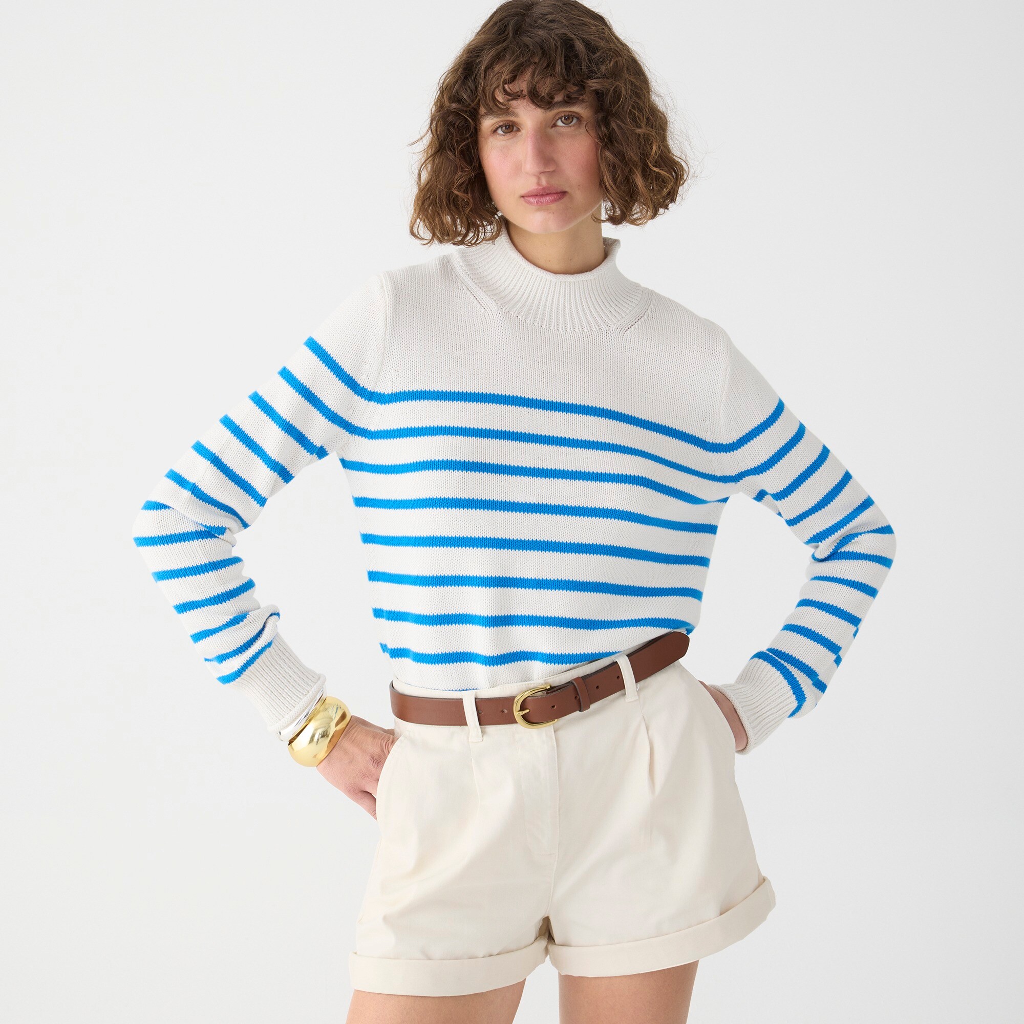 New heritage Rollneck™ sweater in stripe
