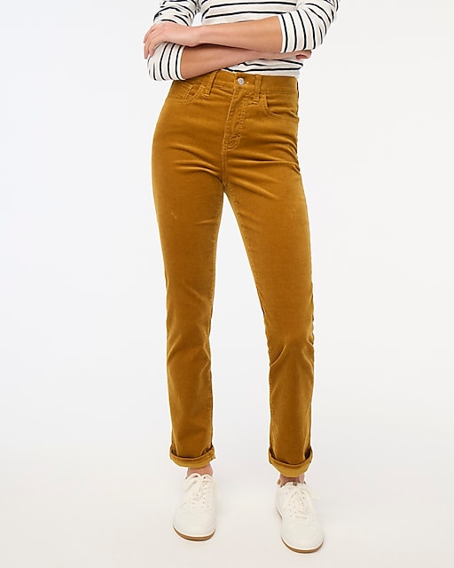 womens Corduroy full-length essential straight pant