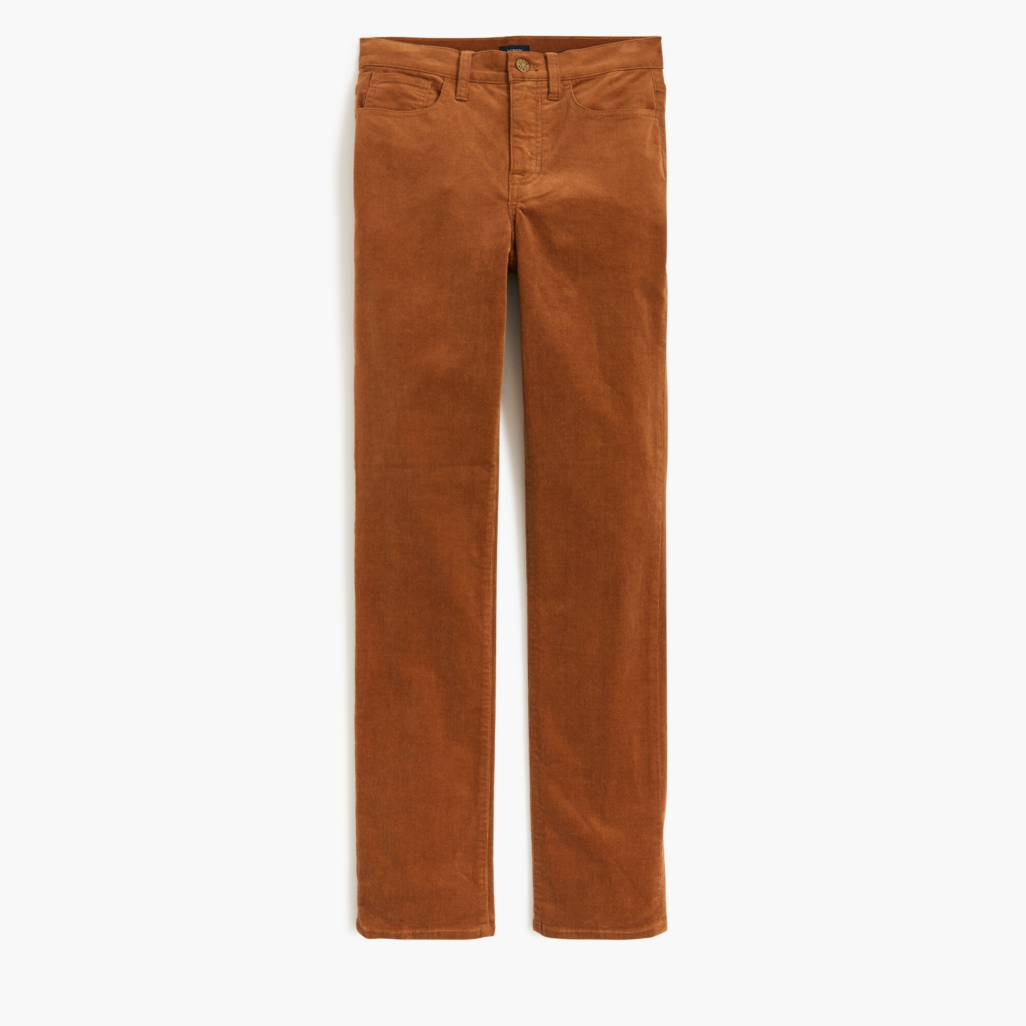 Corduroy full-length essential straight pant