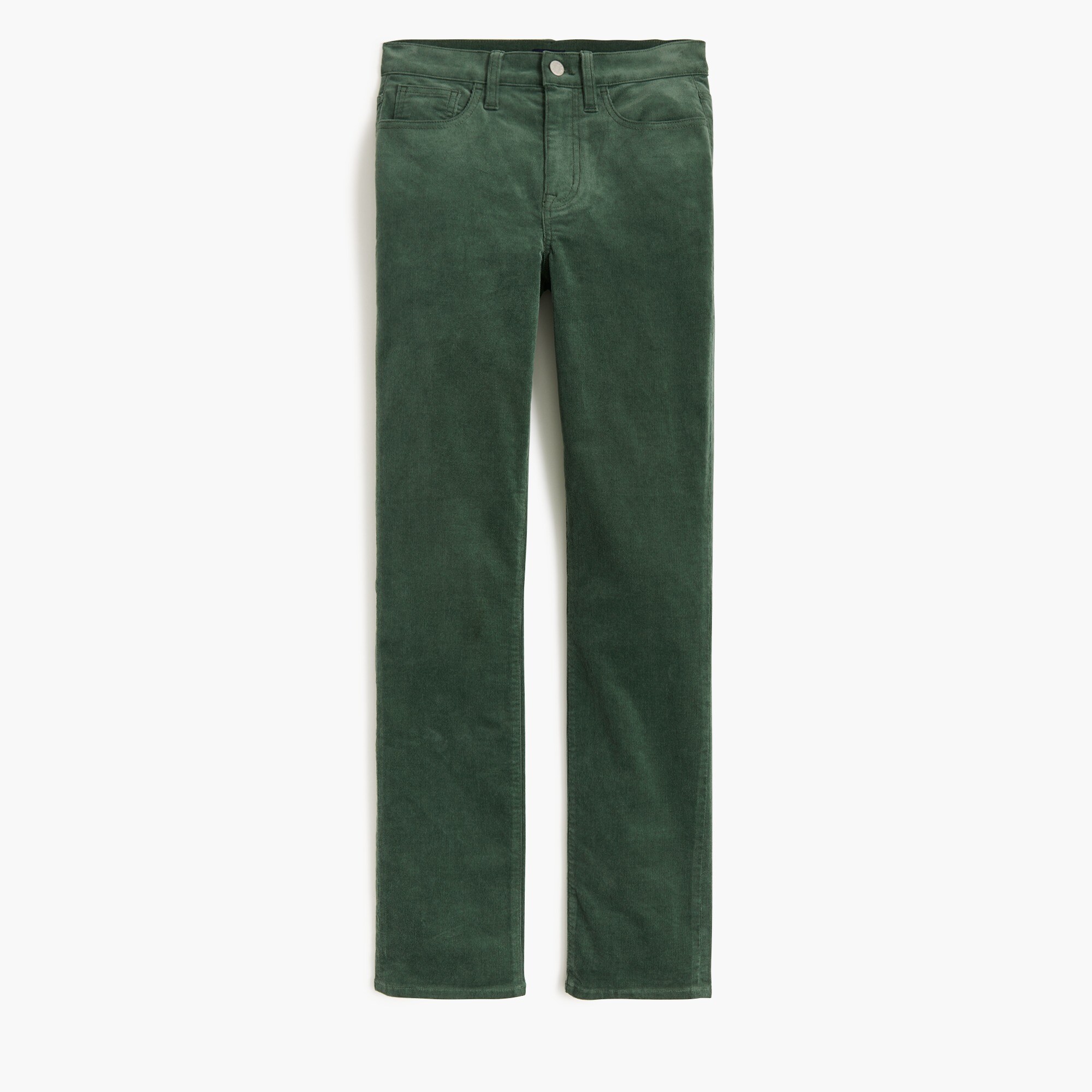 Corduroy full-length essential straight pant