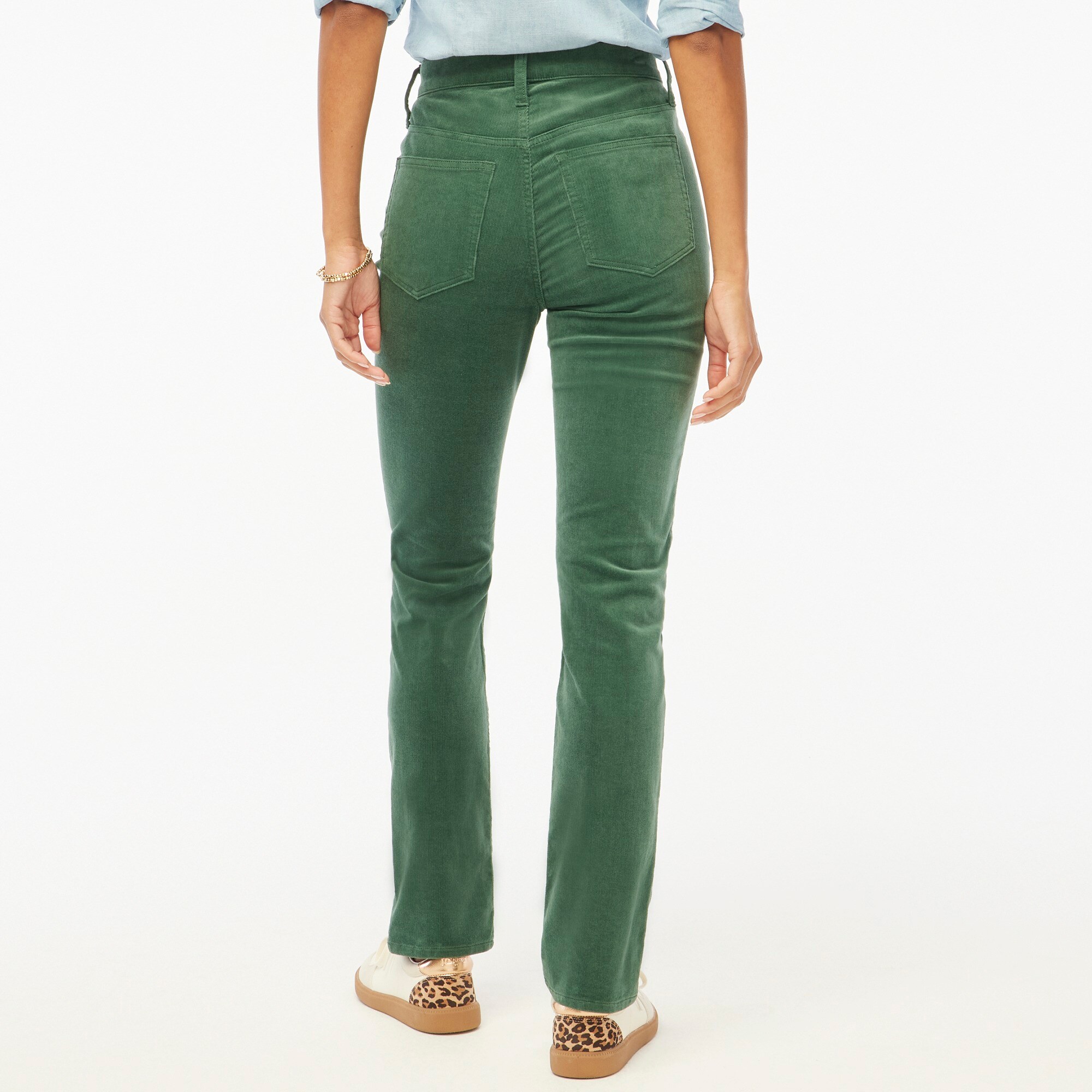 Corduroy full-length essential straight pant