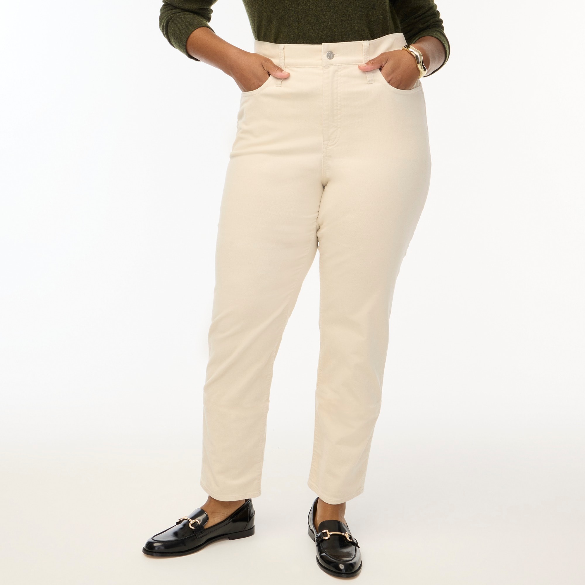 J.Crew Favorite Fit Corduroy Straight Leg Pants Womens 26T