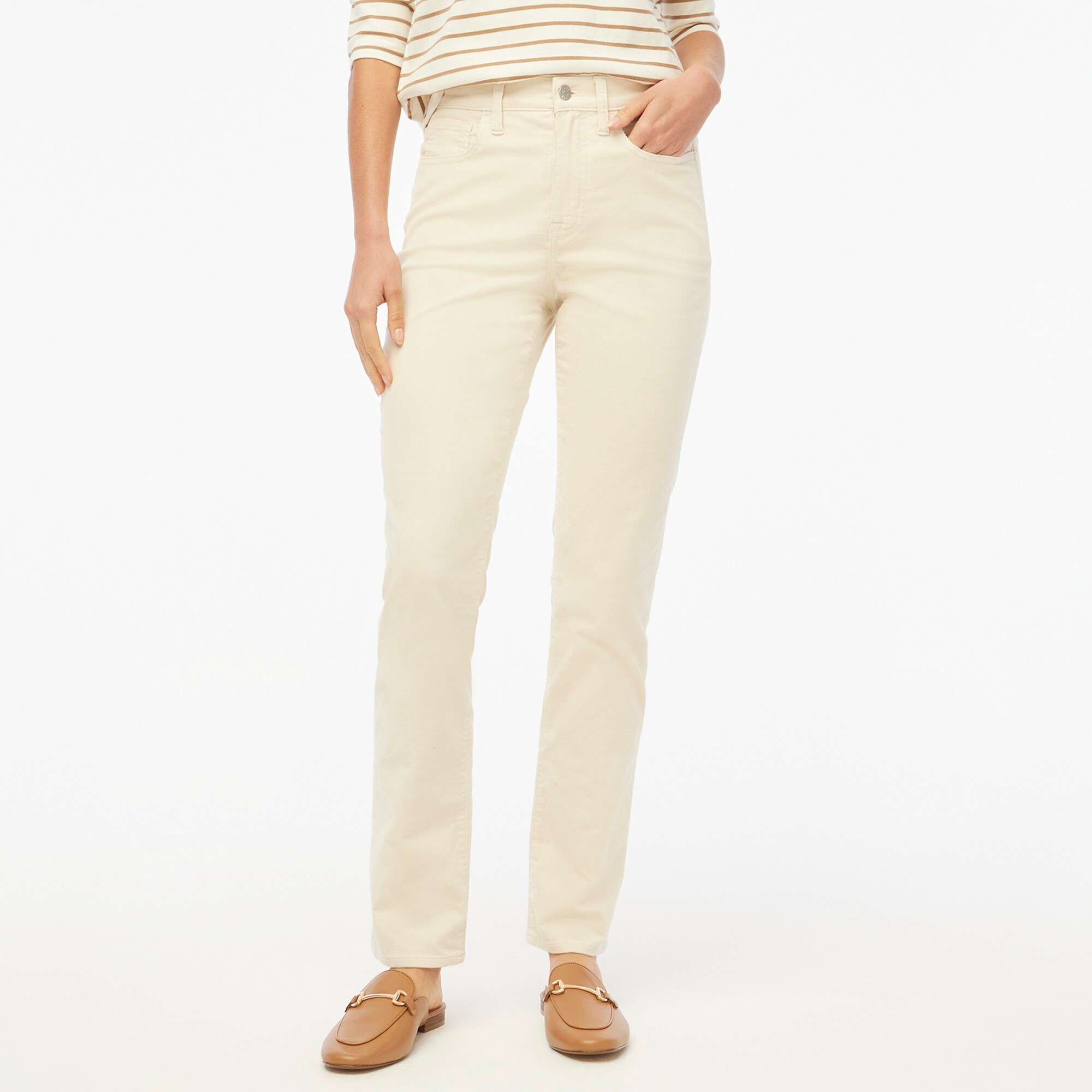 J.Crew Favorite Fit Corduroy Straight Leg Pants Womens 26T