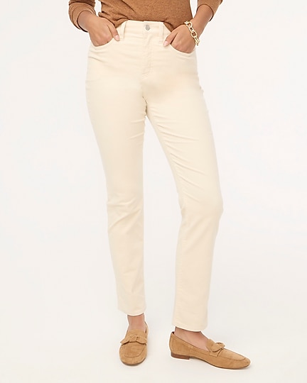 factory: corduroy full-length essential straight pant for women