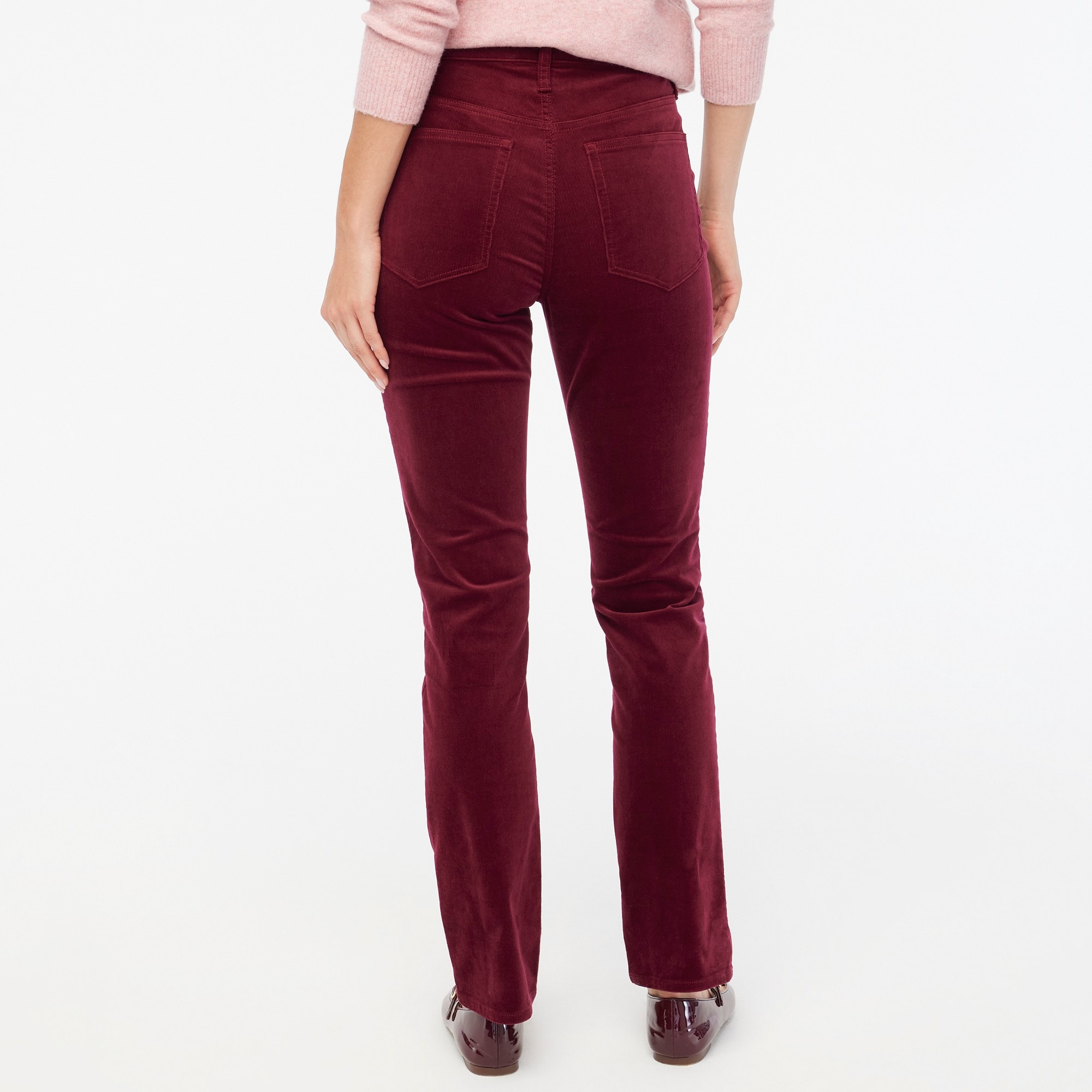 Corduroy full-length essential straight pant