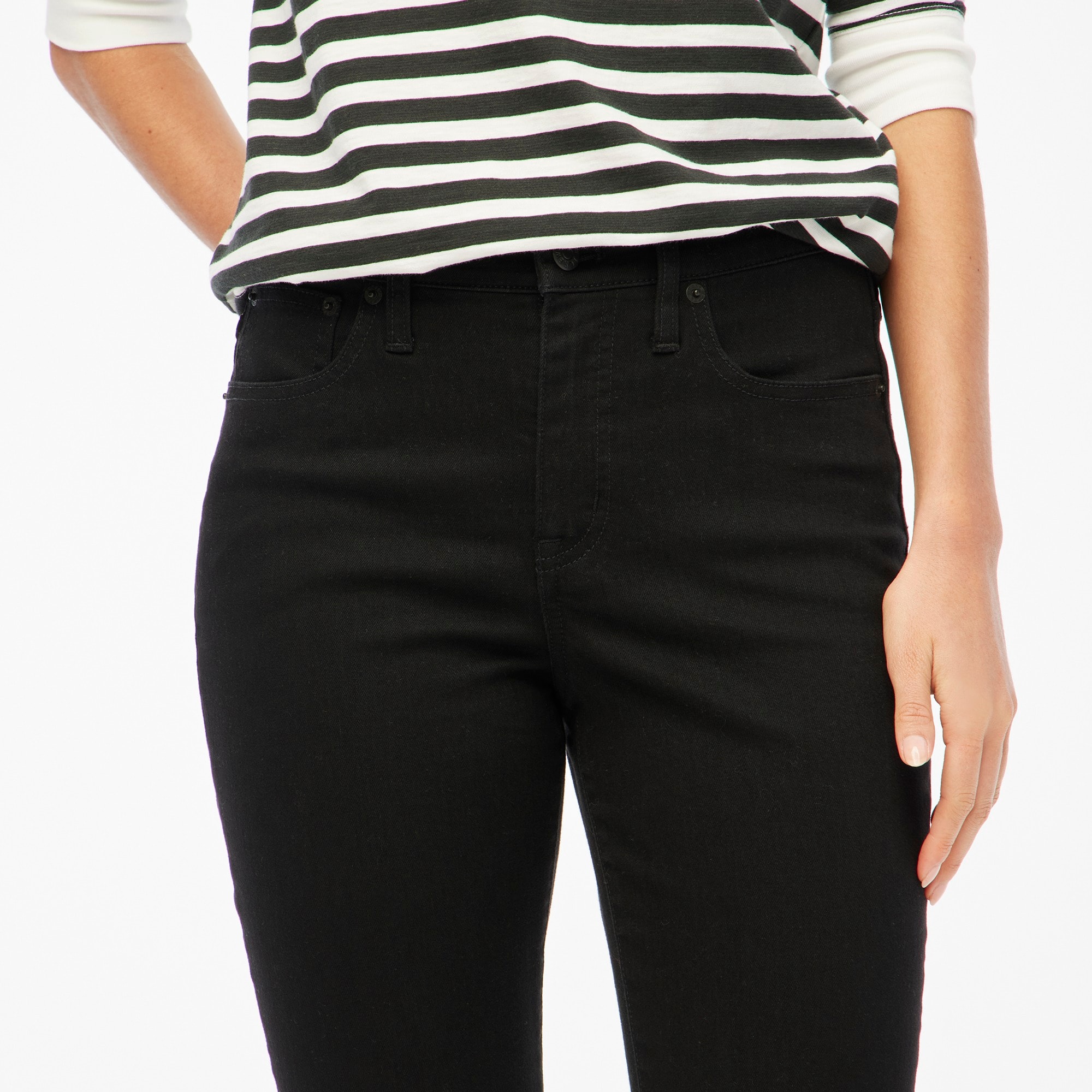 Petite essential straight jean in all-day stretch