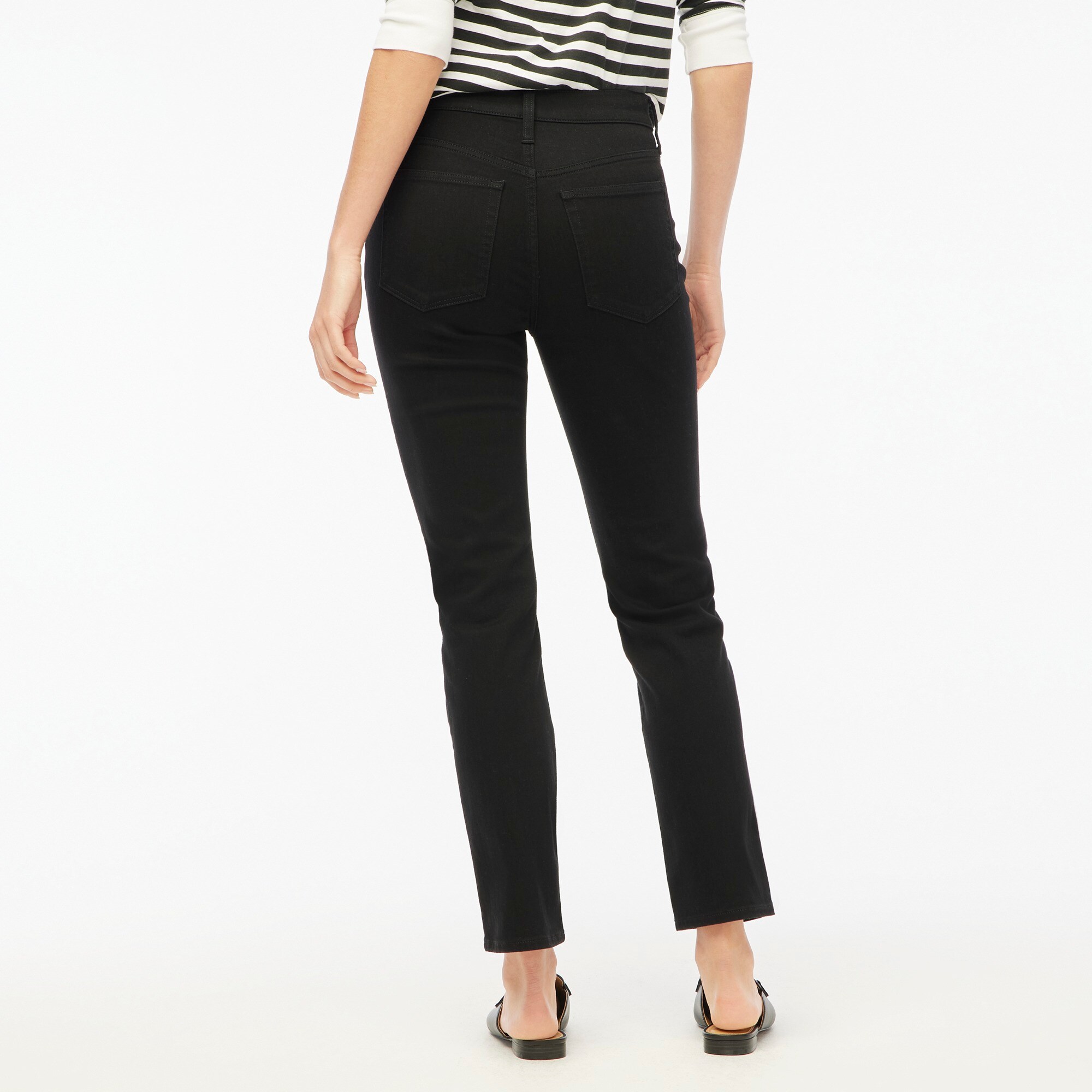 Petite essential straight jean in all-day stretch