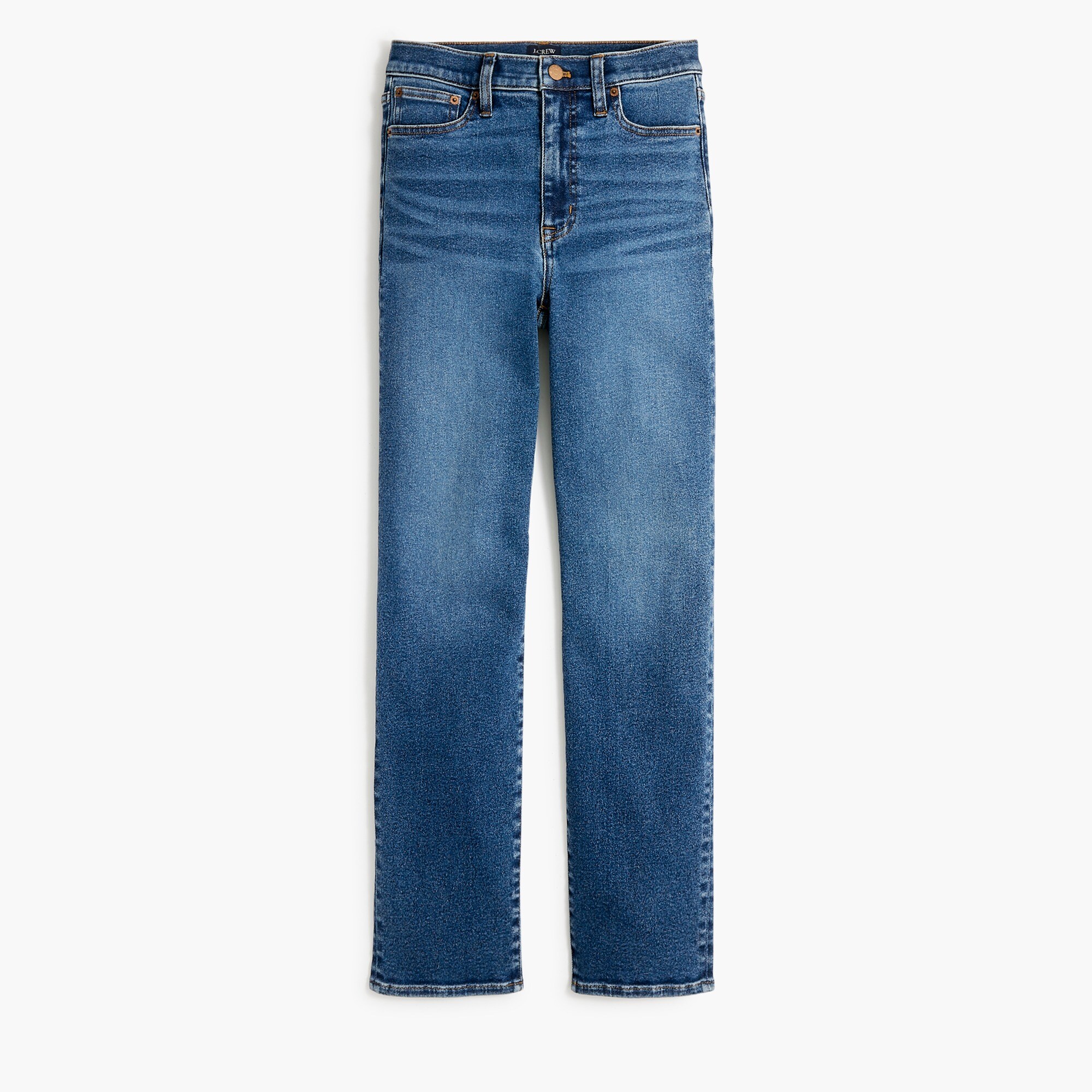 Stovepipe straight jean in signature stretch+