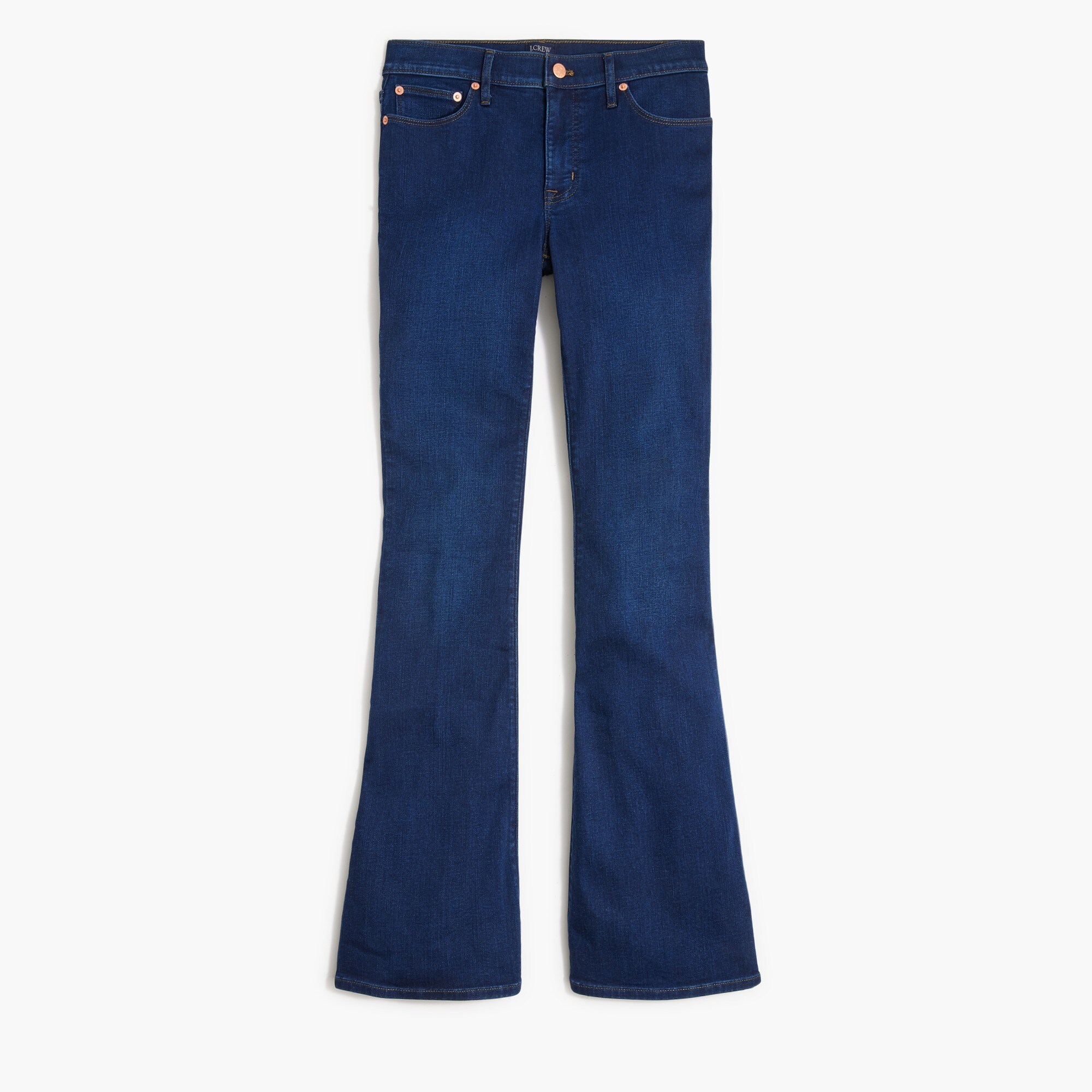 Full-length flare jean in signature stretch
