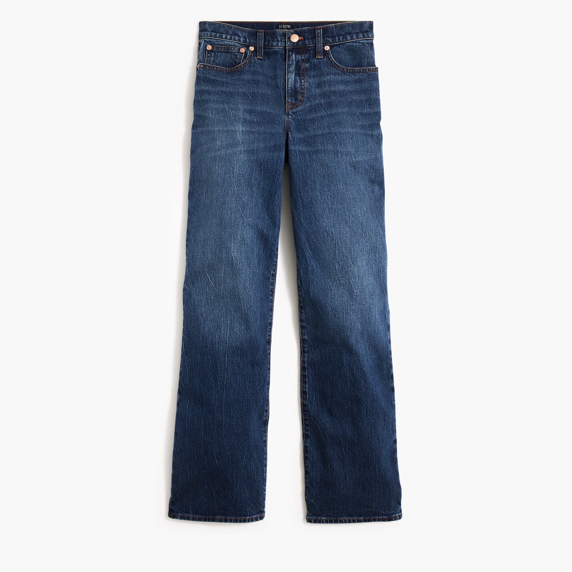 wide-leg full-length jean in all-day stretch for women