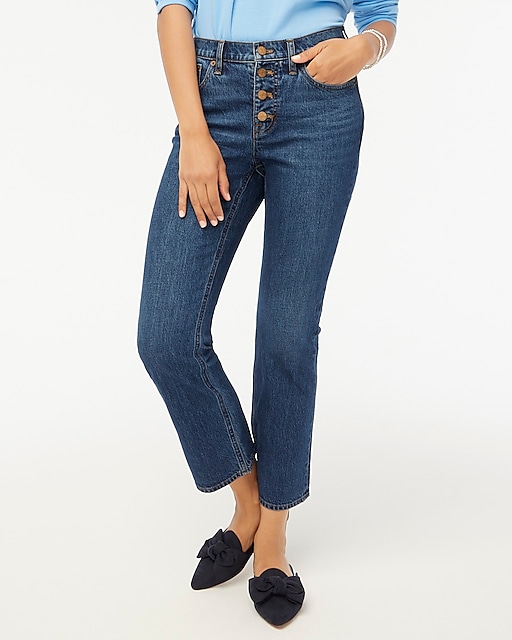 womens Flare crop jean in all-day stretch