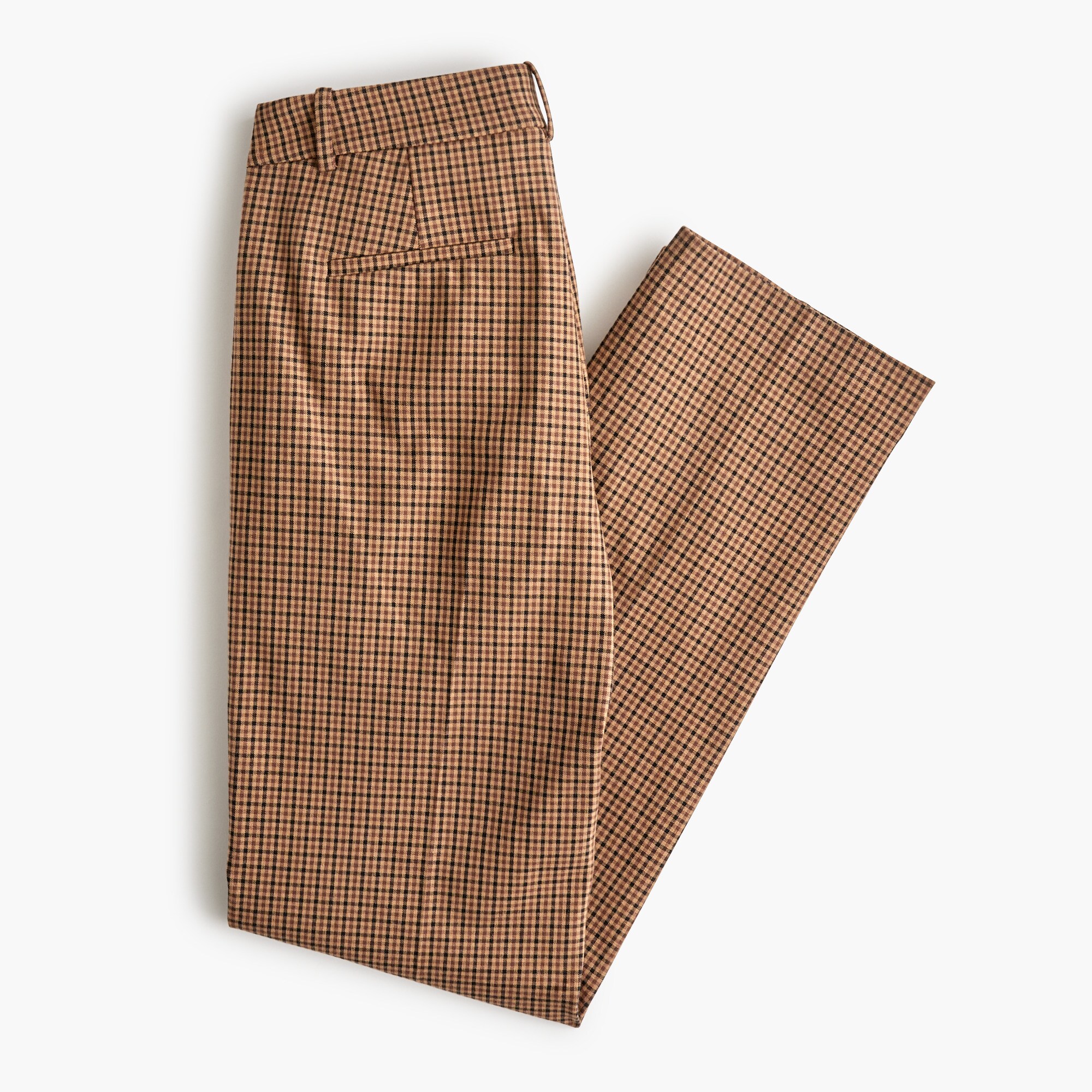 Kallie plaid straight-leg pant