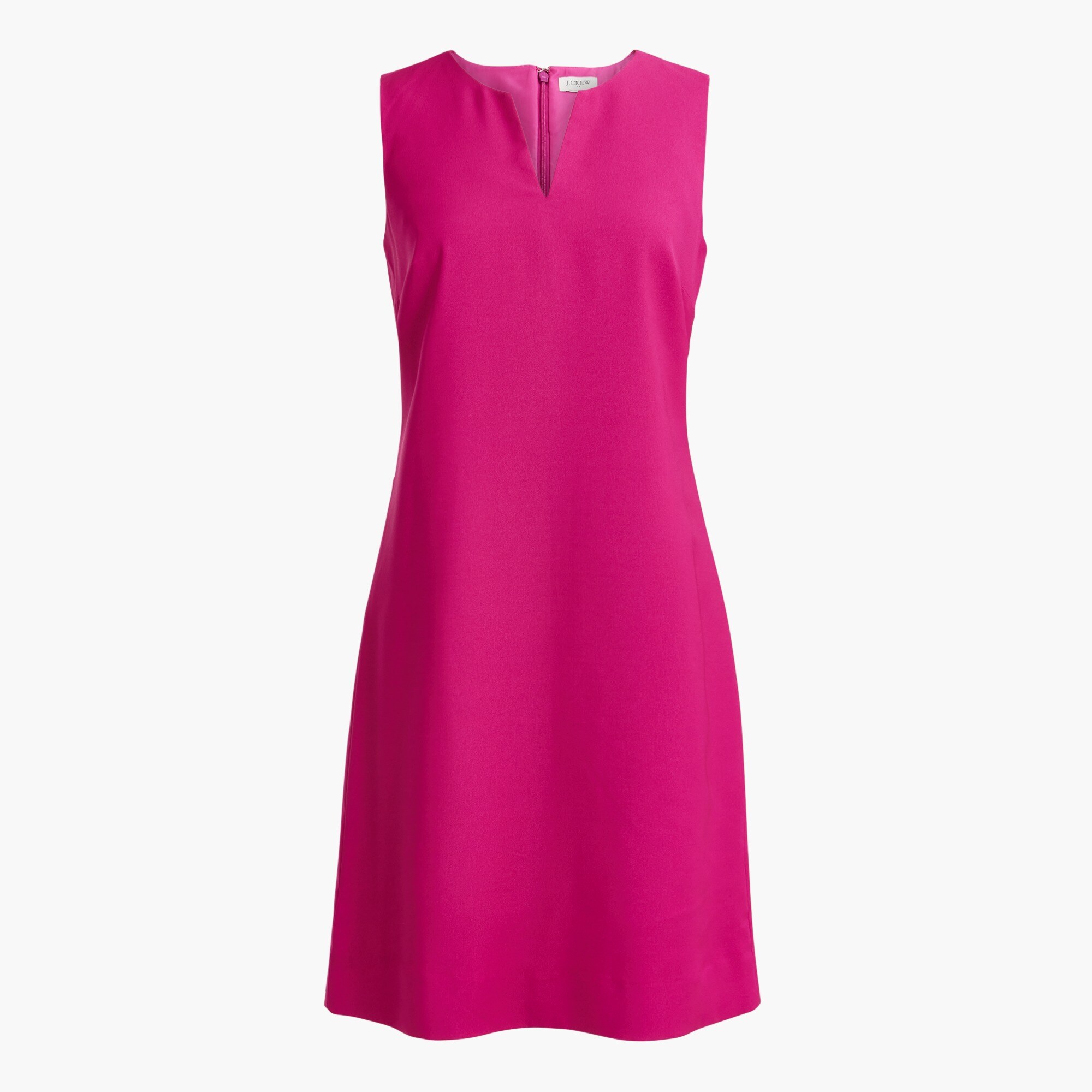 split-neck suiting dress for women