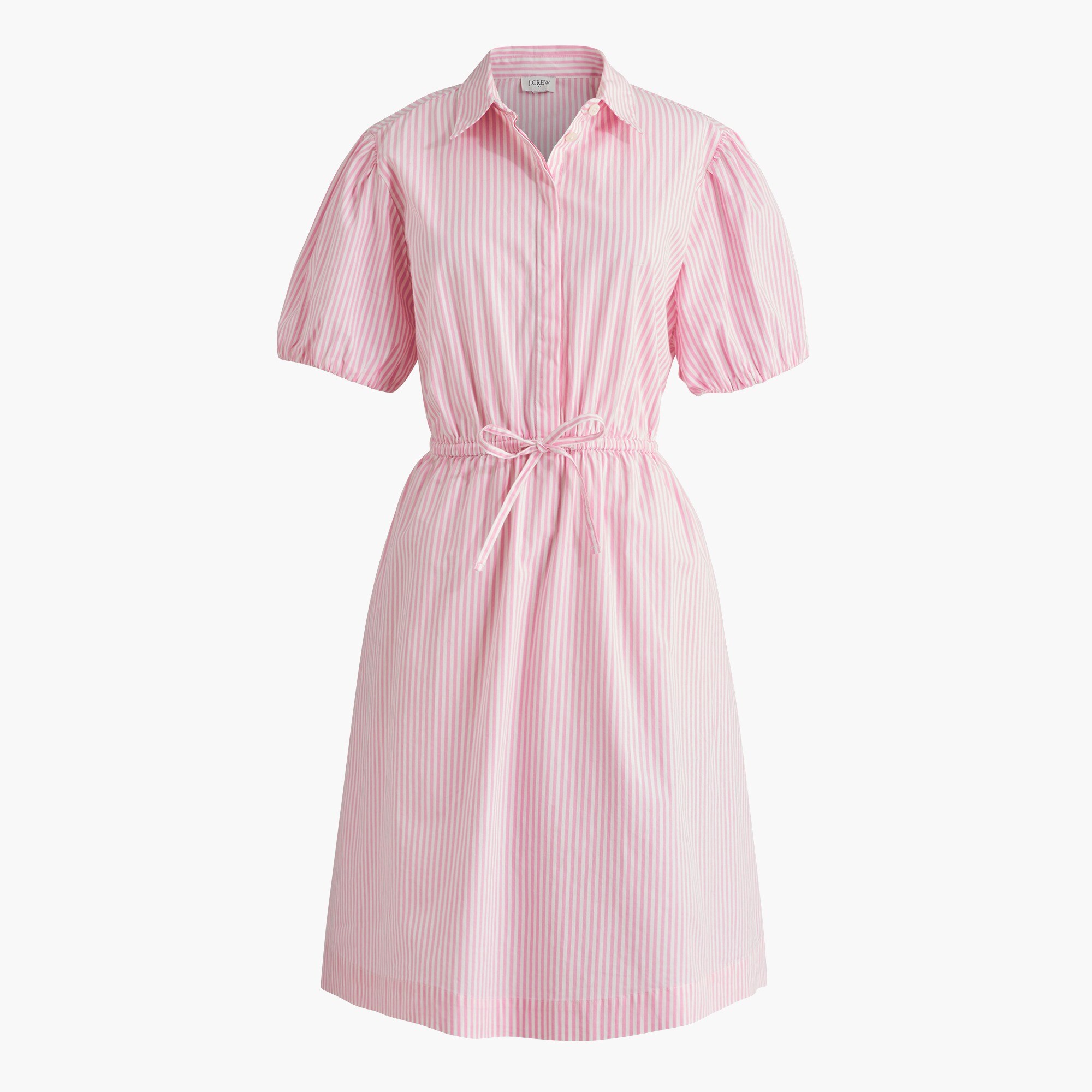 Short-sleeve collared mini dress