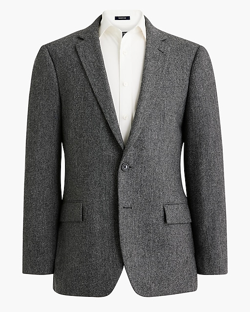  Slim Thompson herringbone suit jacket