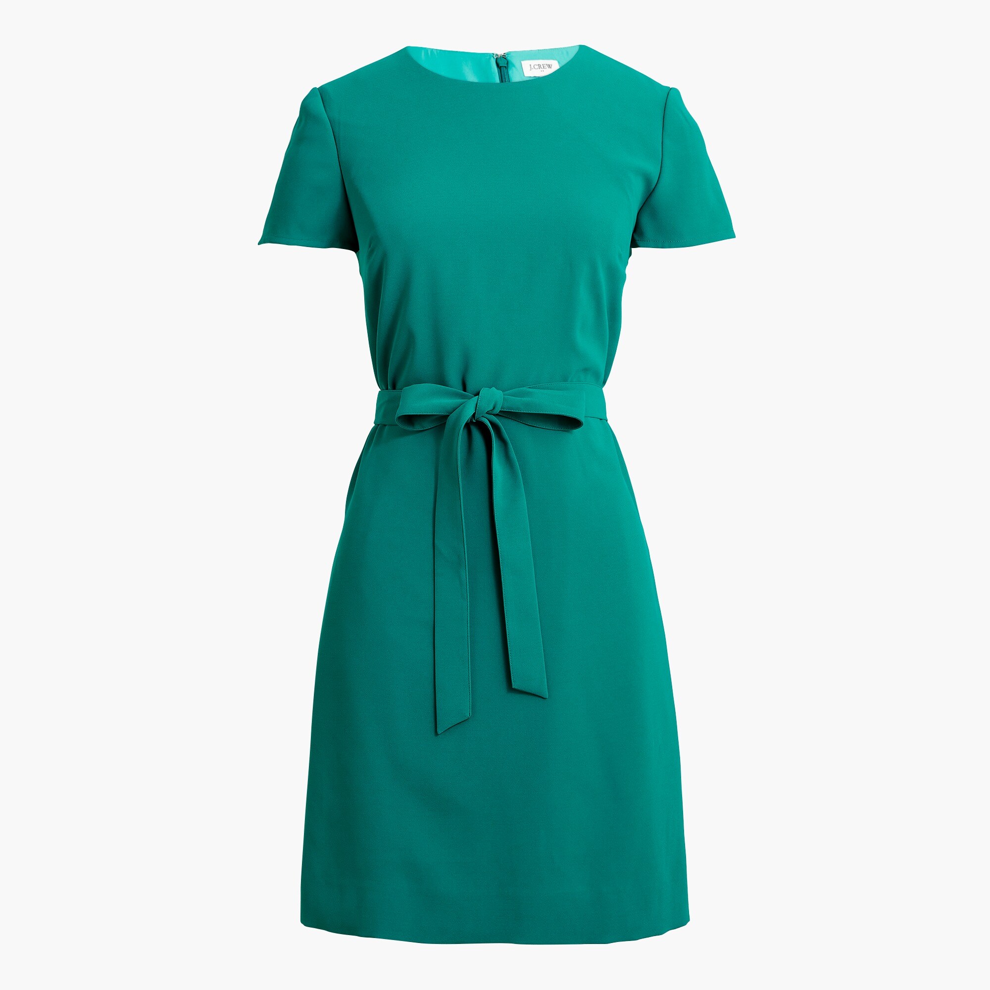 belted suiting dress for women