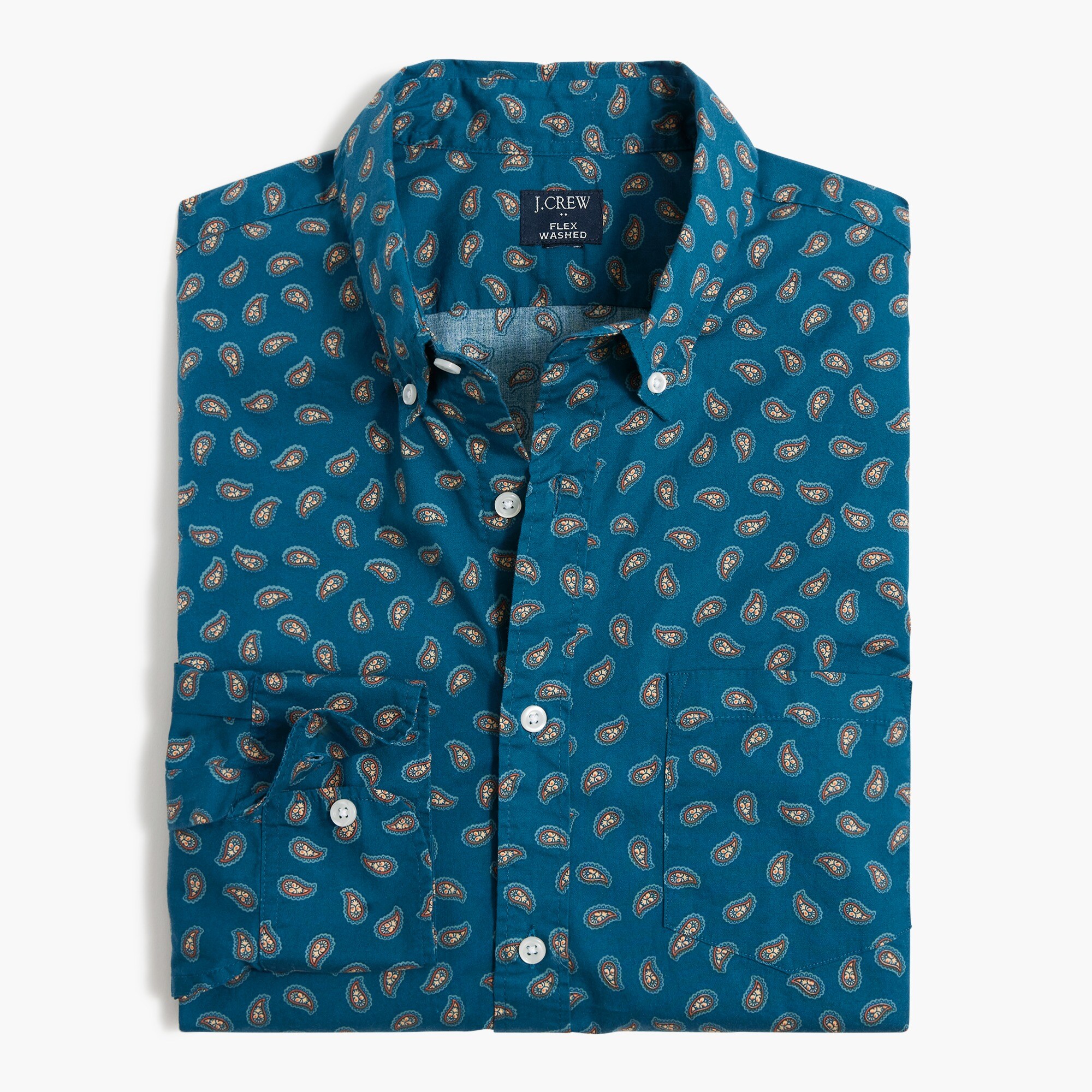 printed flex casual shirt for men