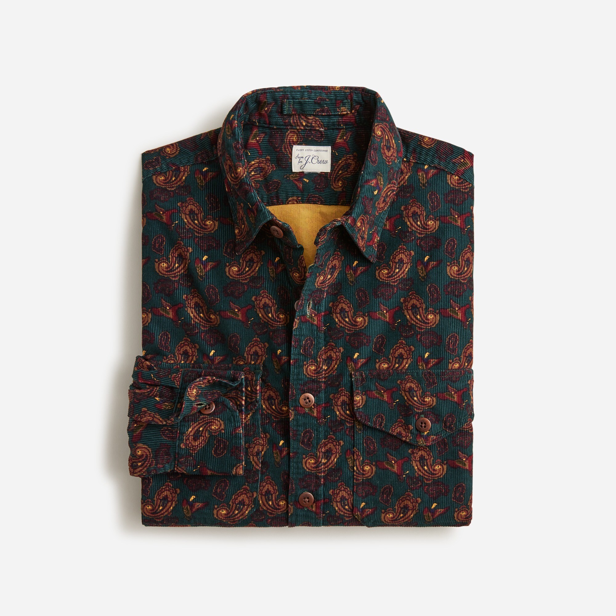 14 wale corduroy shirt in pattern