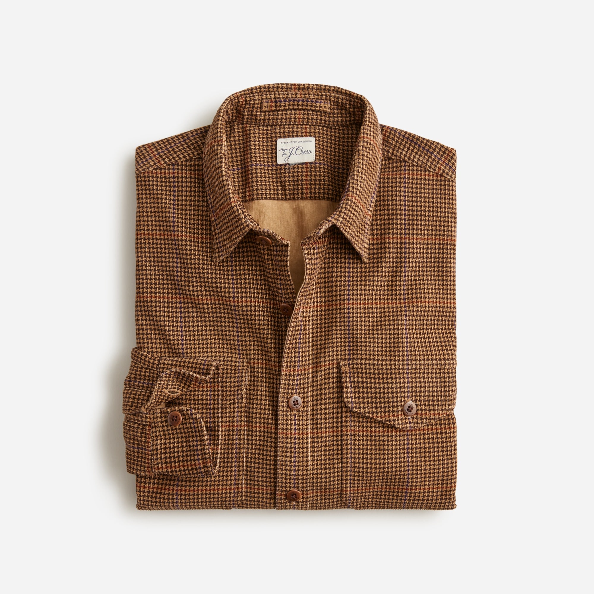  14-wale corduroy shirt in pattern