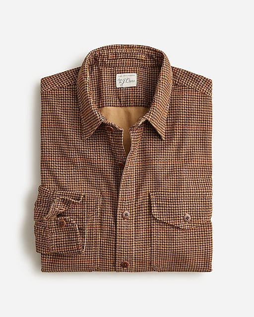 mens 14-wale corduroy shirt in pattern