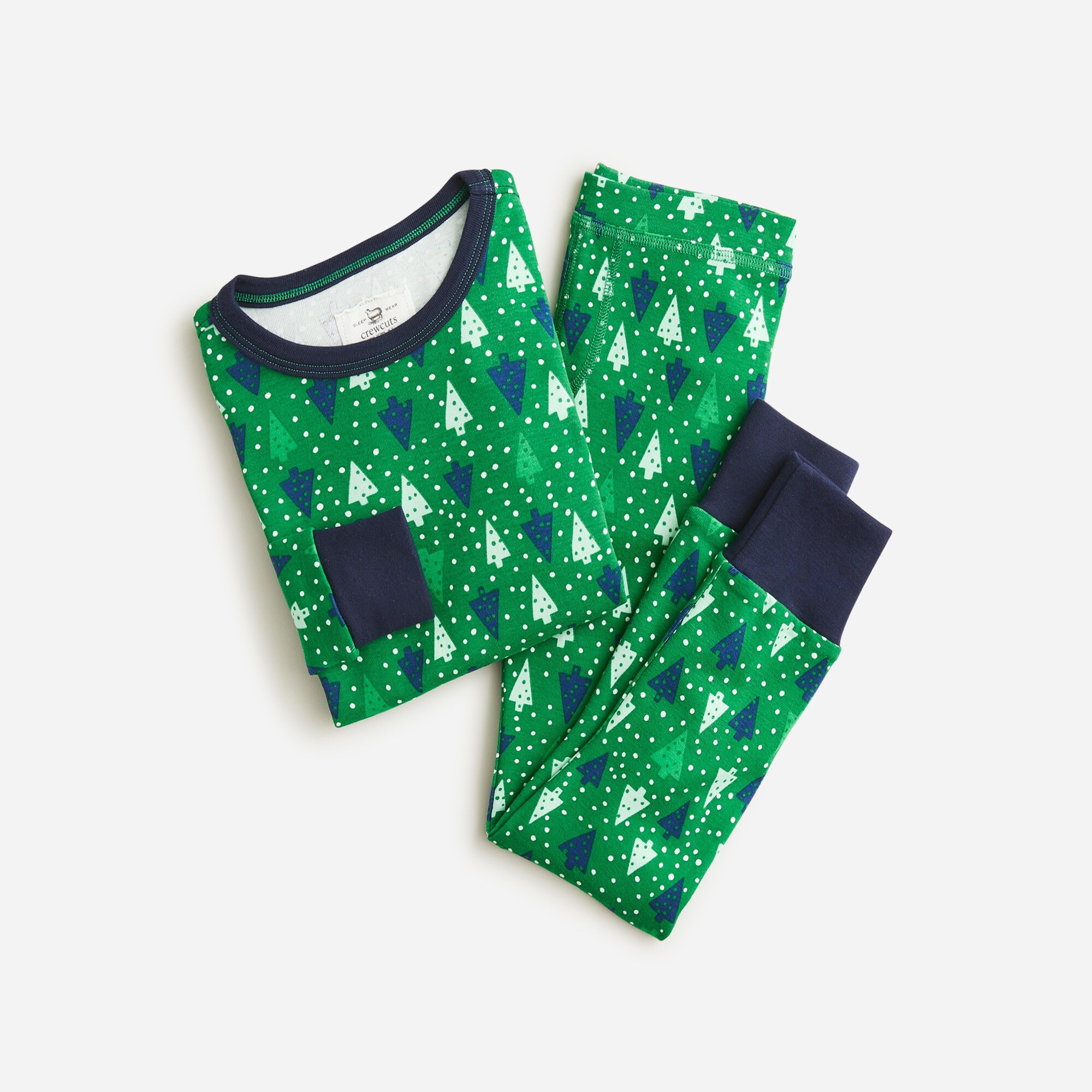  Kids' long-sleeve pajama set in prints